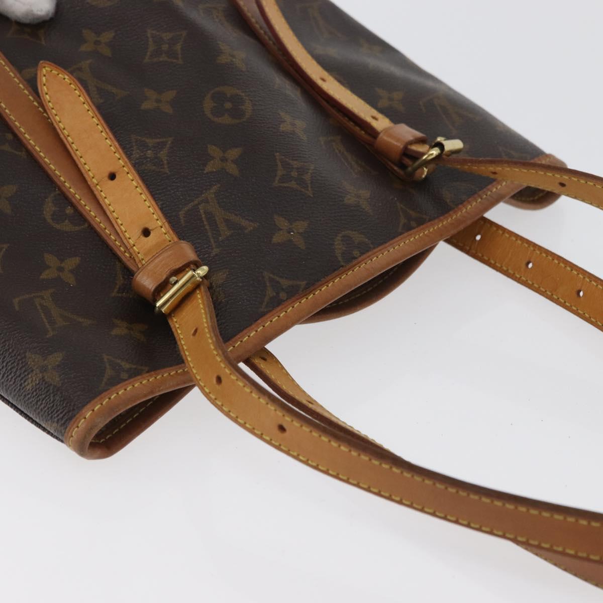 LOUIS VUITTON Monogram Bucket GM Shoulder Bag M42236 LV Auth 172758