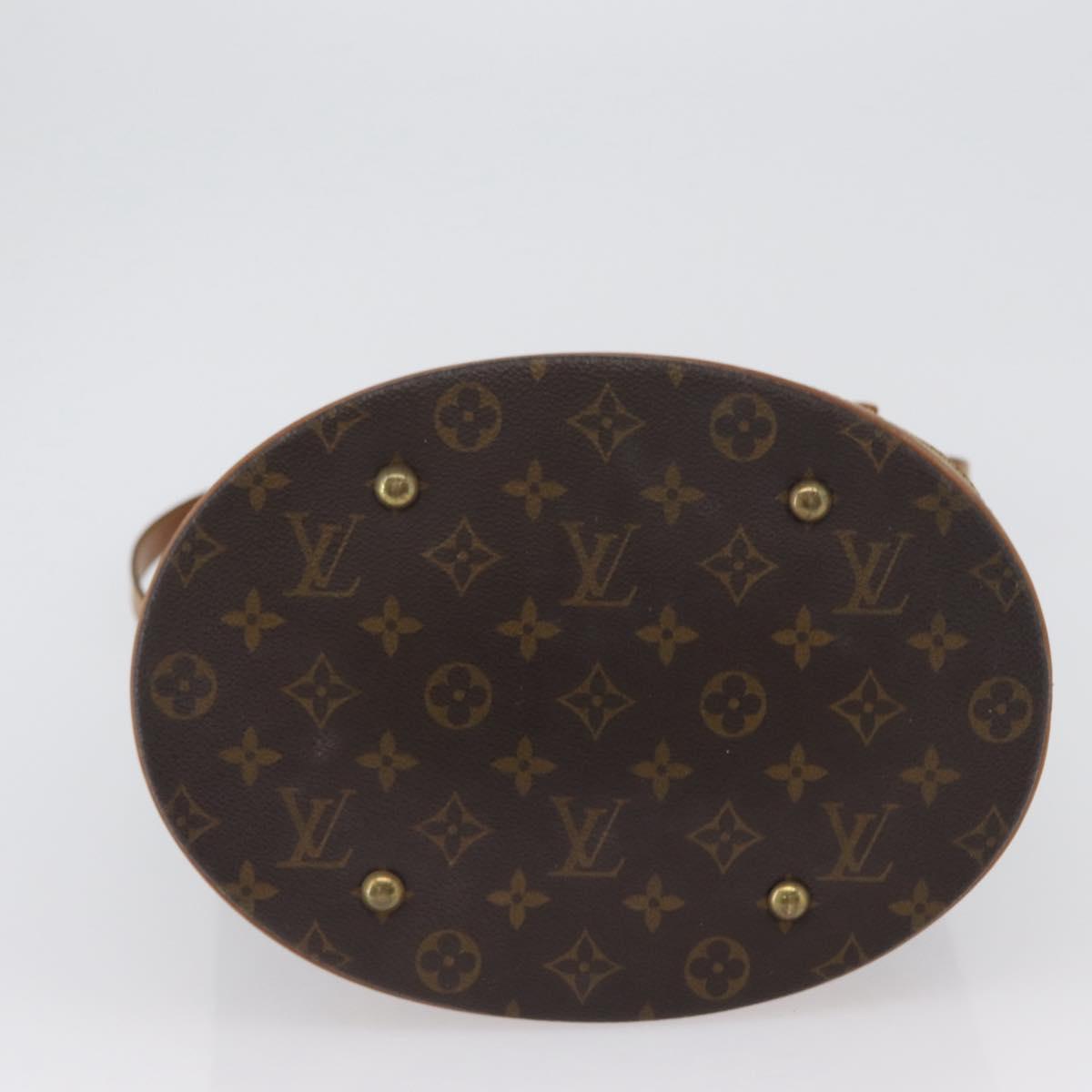 LOUIS VUITTON Monogram Bucket GM Shoulder Bag M42236 LV Auth 172758