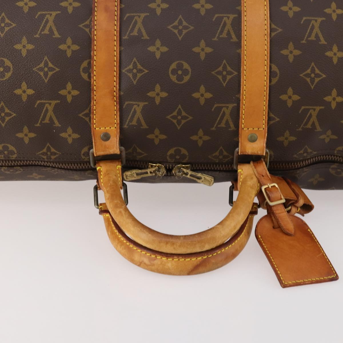 LOUIS VUITTON Monogram Keepall 50 Boston Bag M41426 LV Auth 172759