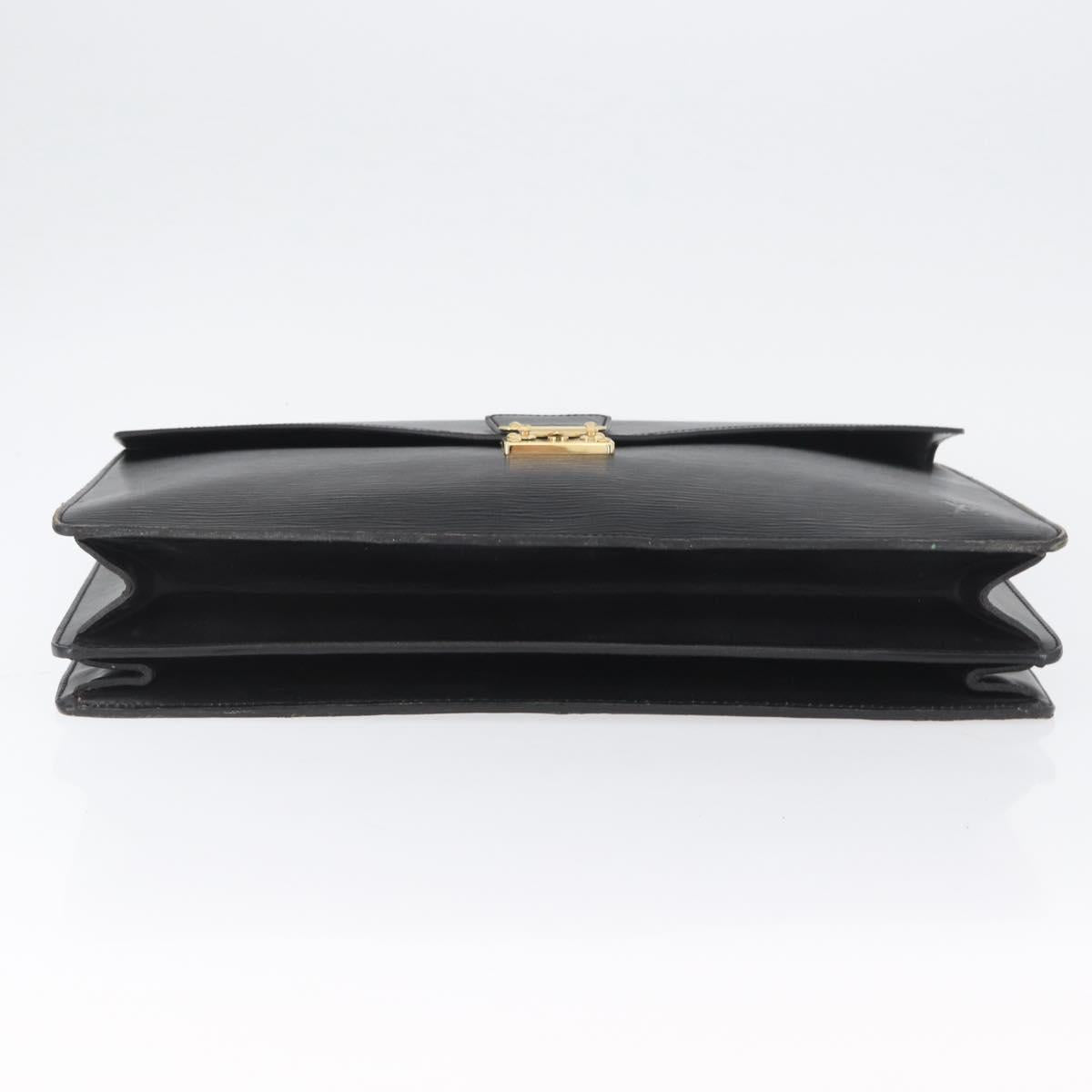 LOUIS VUITTON Epi Serviette Conseiller Briefcase Black M54422 LV Auth 172775