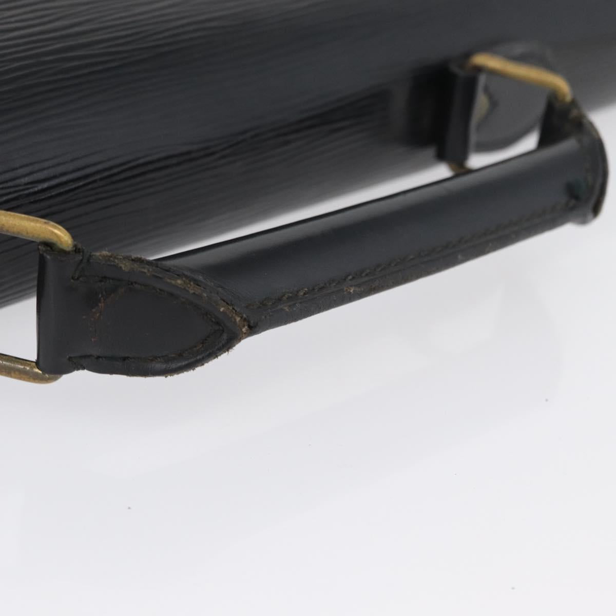 LOUIS VUITTON Epi Serviette Conseiller Briefcase Black M54422 LV Auth 172775