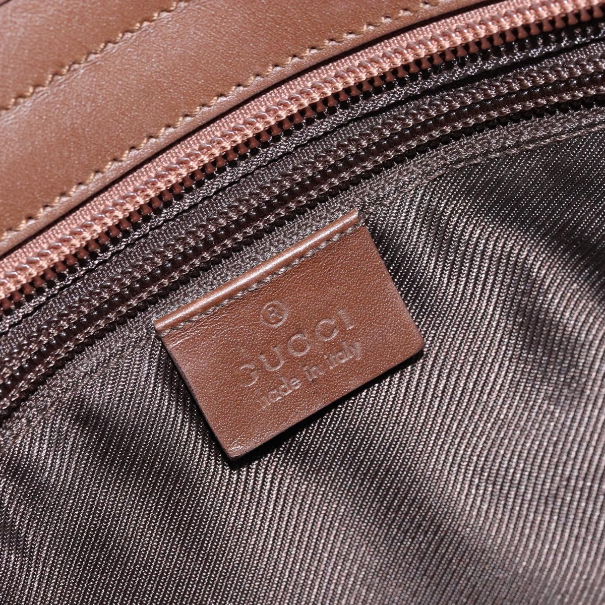 GUCCI GG Canvas Tote Bag Beige Silver 019 0426 3444 Auth 172788