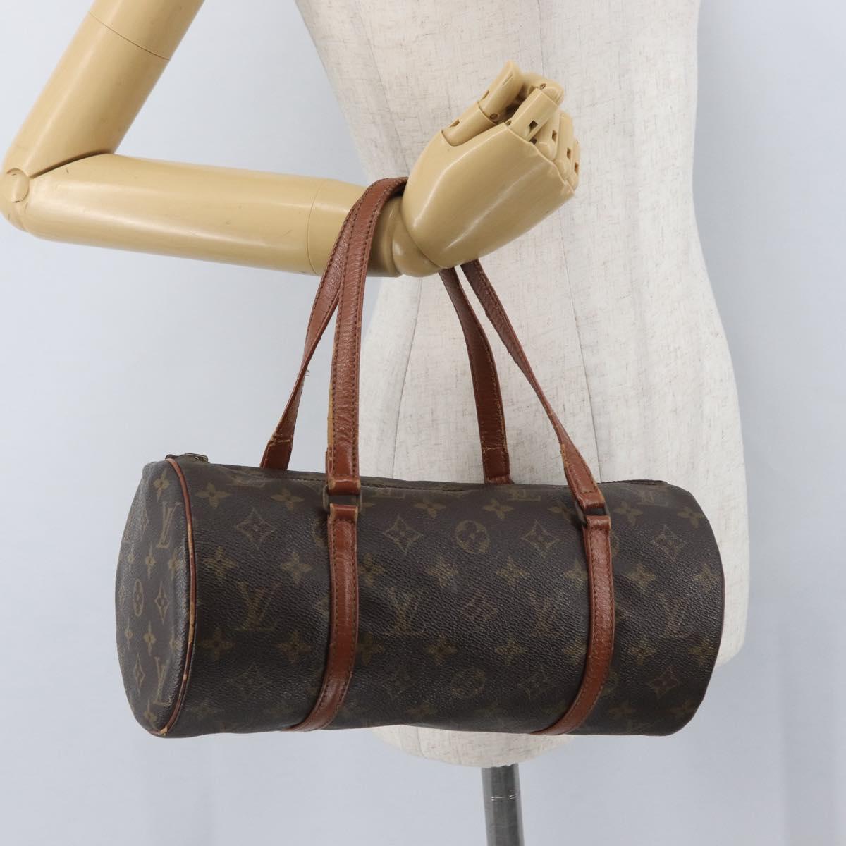 LOUIS VUITTON Monogram Papillon 30 Hand Bag M51385 LV Auth 172794