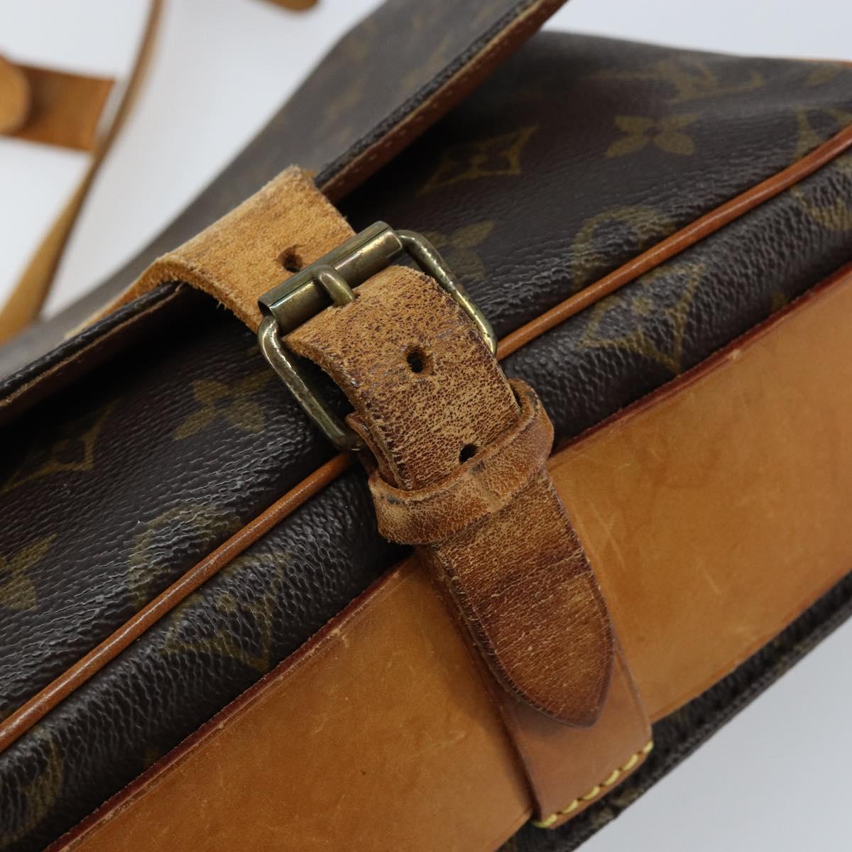 LOUIS VUITTON Monogram Cartouchiere MM Shoulder Bag M51253 LV Auth 172795