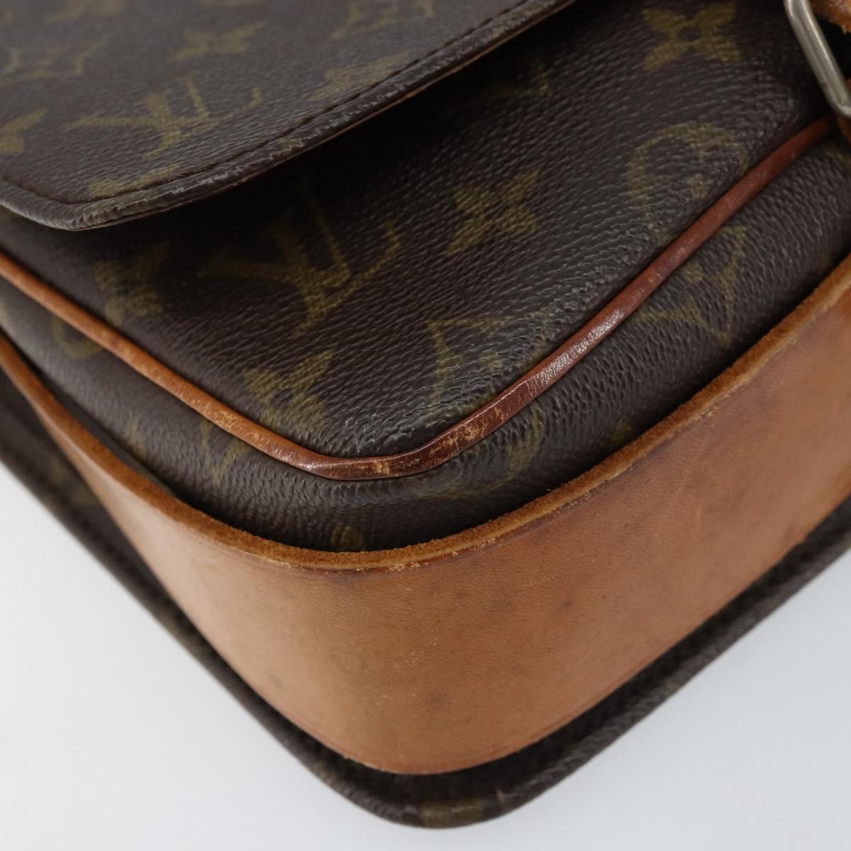 LOUIS VUITTON Monogram Cartouchiere MM Shoulder Bag M51253 LV Auth 172797