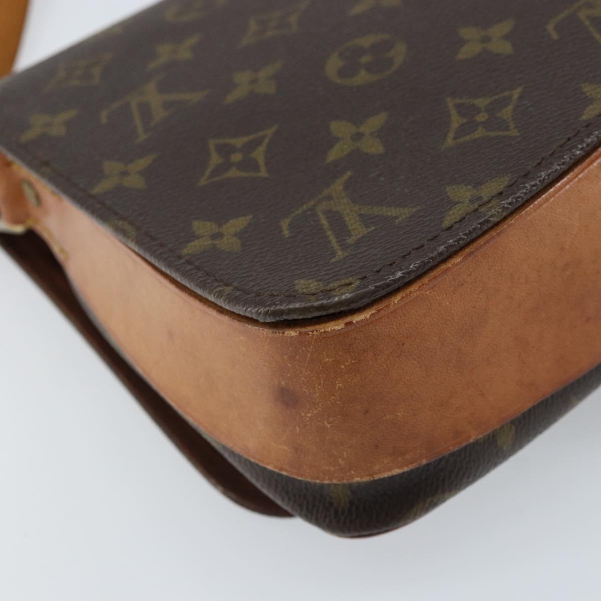 LOUIS VUITTON Monogram Cartouchiere MM Shoulder Bag M51253 LV Auth 172797