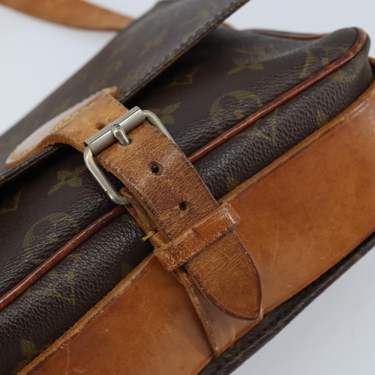LOUIS VUITTON Monogram Cartouchiere MM Shoulder Bag M51253 LV Auth 172797