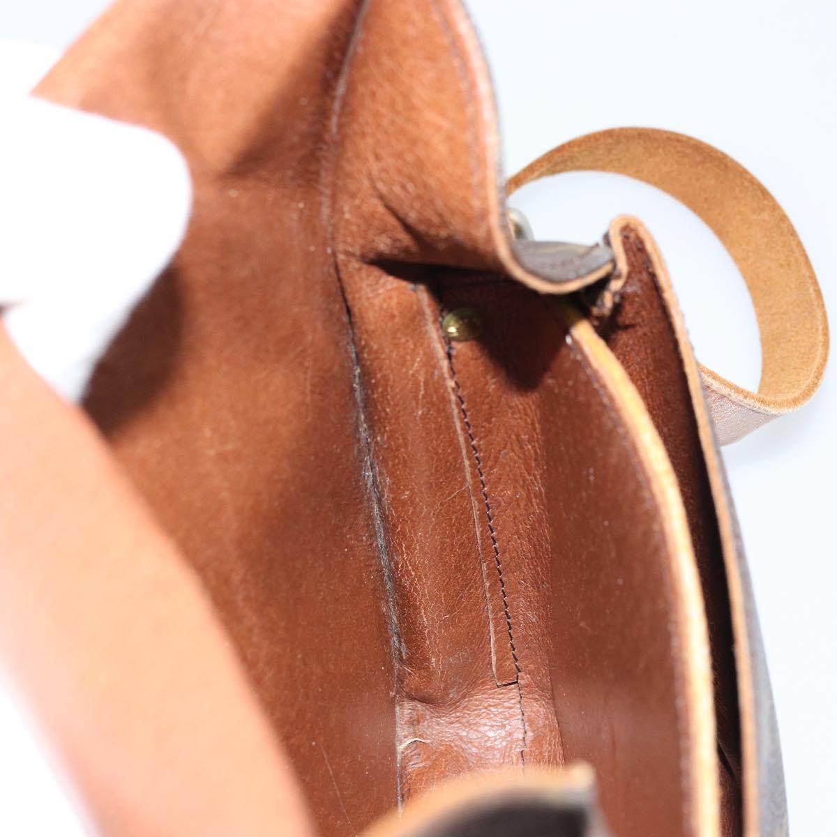 LOUIS VUITTON Monogram Cartouchiere MM Shoulder Bag M51253 LV Auth 172797