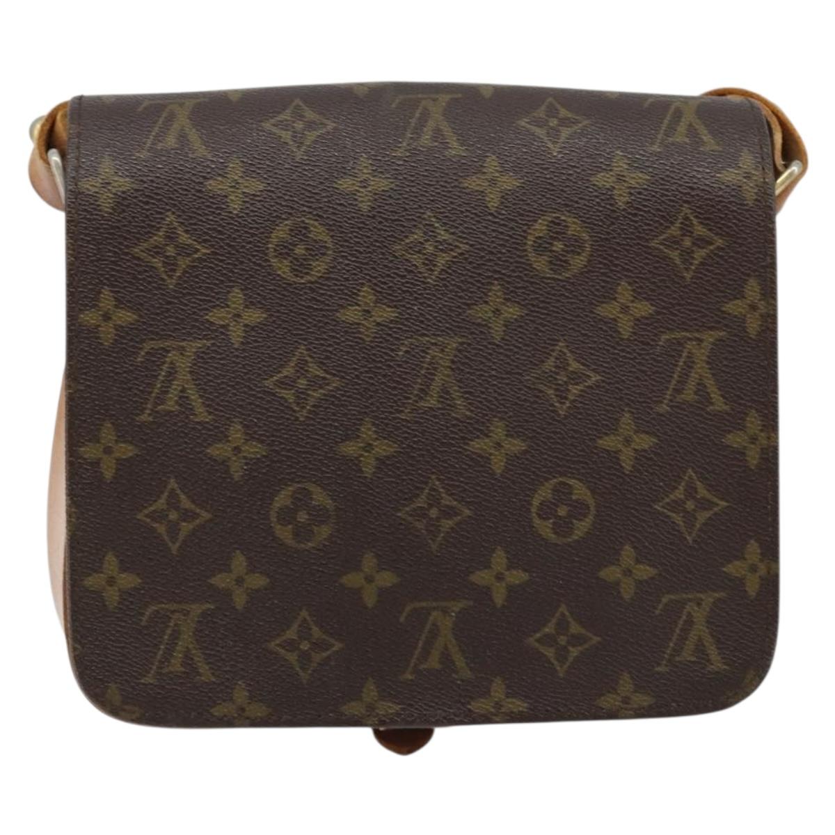 LOUIS VUITTON Monogram Cartouchiere MM Shoulder Bag M51253 LV Auth 172797