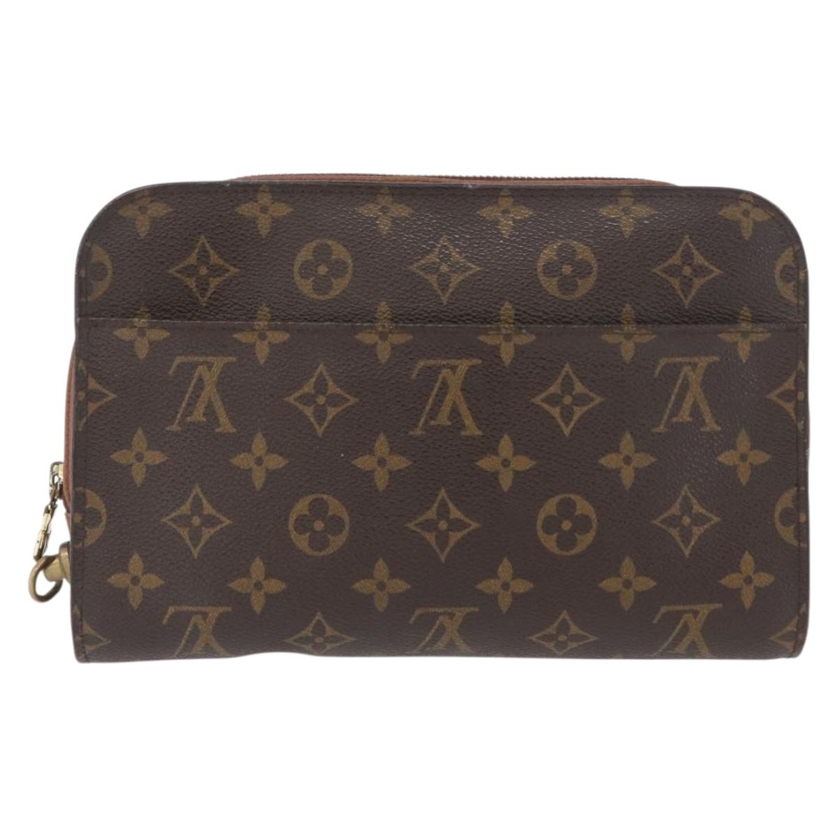 LOUIS VUITTON Monogram Orsay Clutch Bag M51790 LV Auth 172798