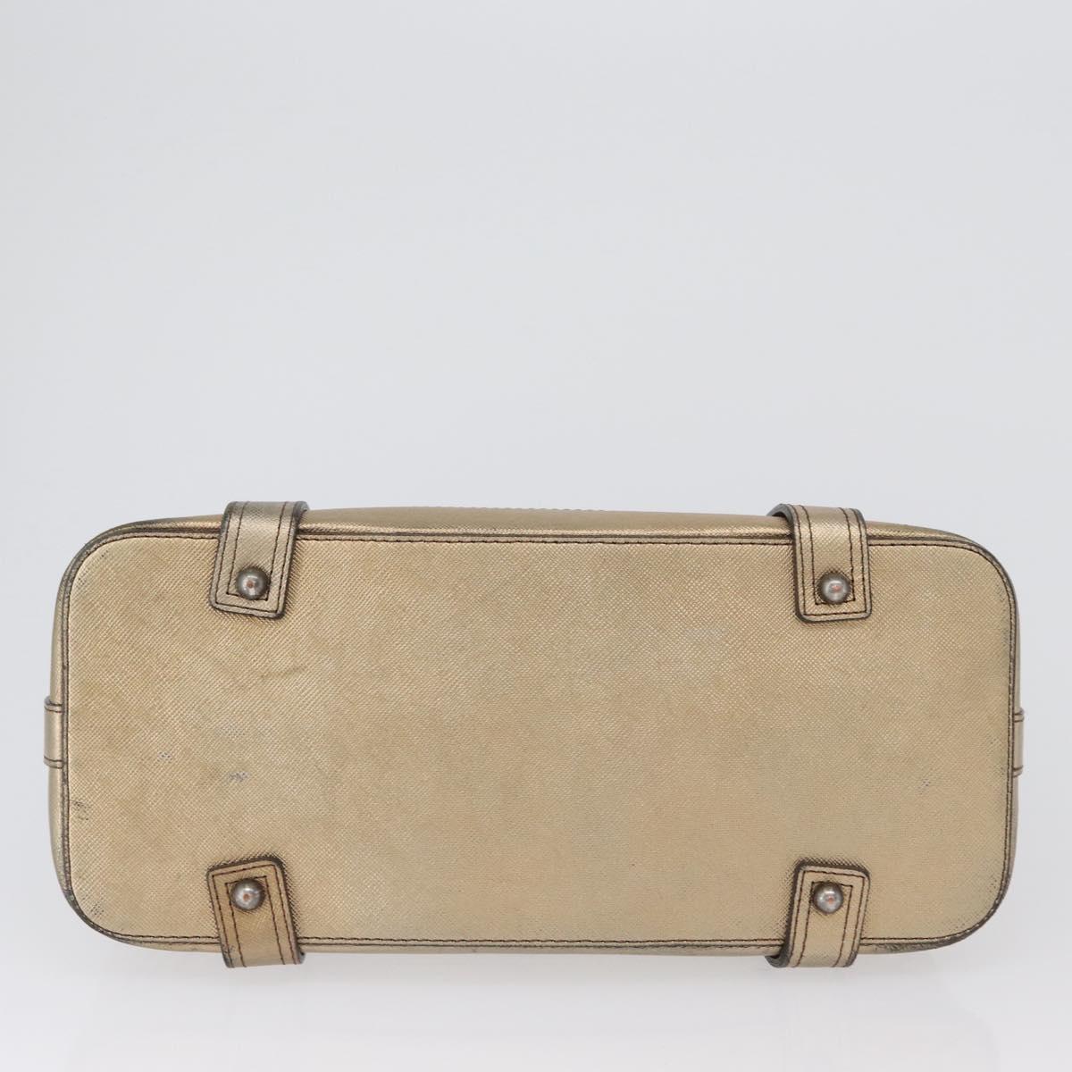 BURBERRY Nova Check Shoulder Bag Canvas Beige Silver Auth 172803