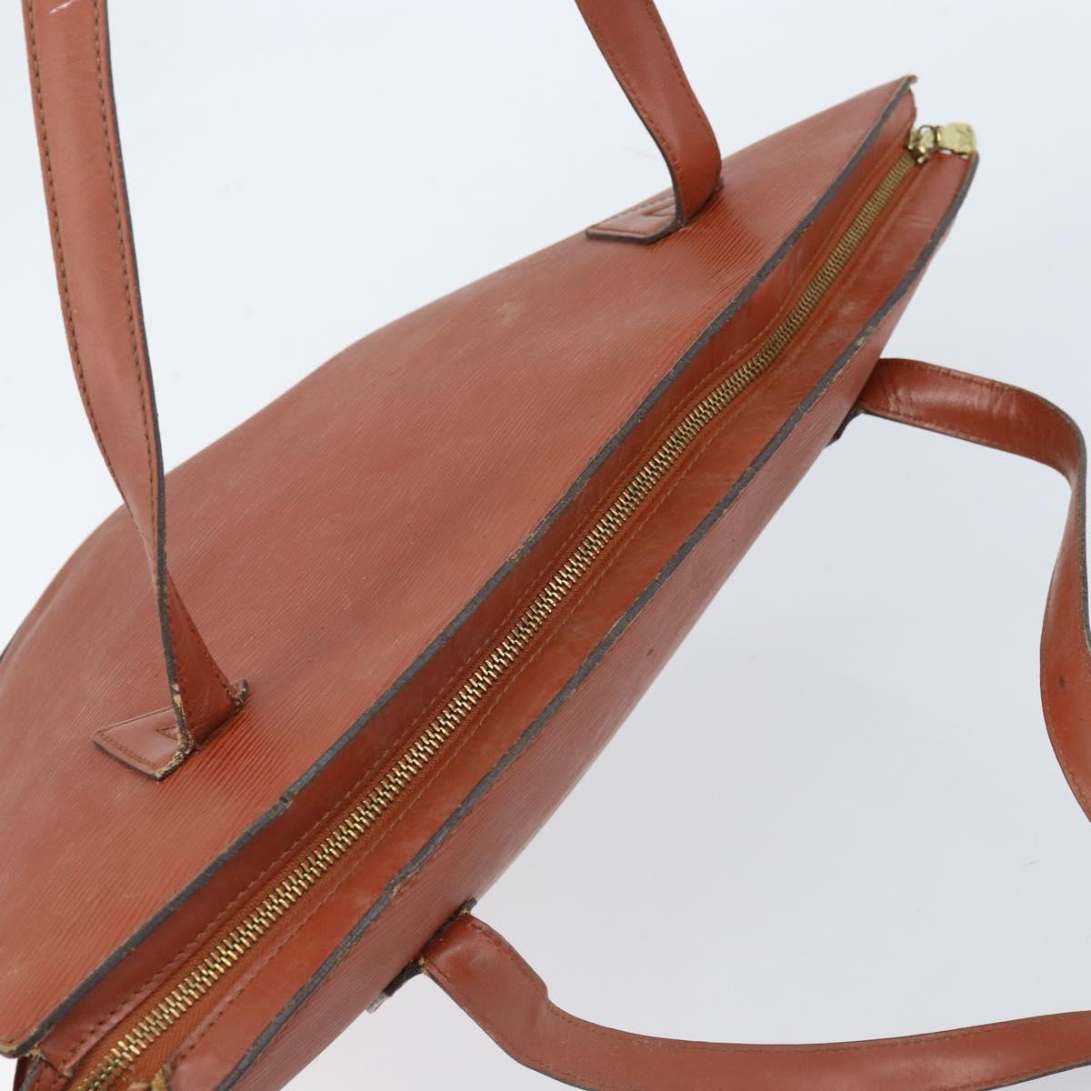 LOUIS VUITTON Epi Saint Jacques Shopping Bag Brown M52263 LV Auth 172827