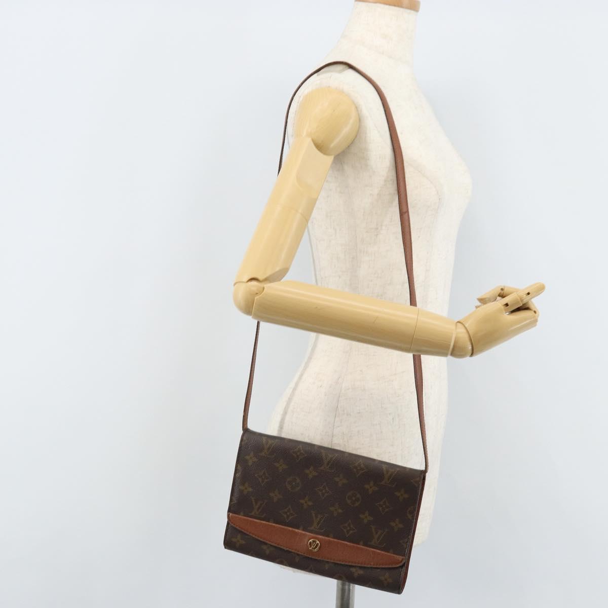 LOUIS VUITTON Monogram Bordeaux 24 Shoulder Bag M51798 LV Auth 172829
