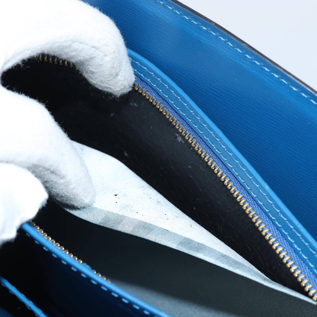 LOUIS VUITTON Epi Capuchin Shoulder Bag Blue M52345 LV Auth 172860