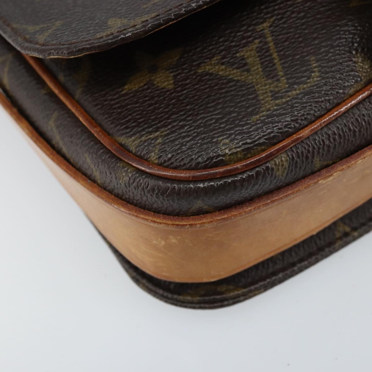 LOUIS VUITTON Monogram Cartouchiere PM Shoulder Bag M51254 LV Auth 172864