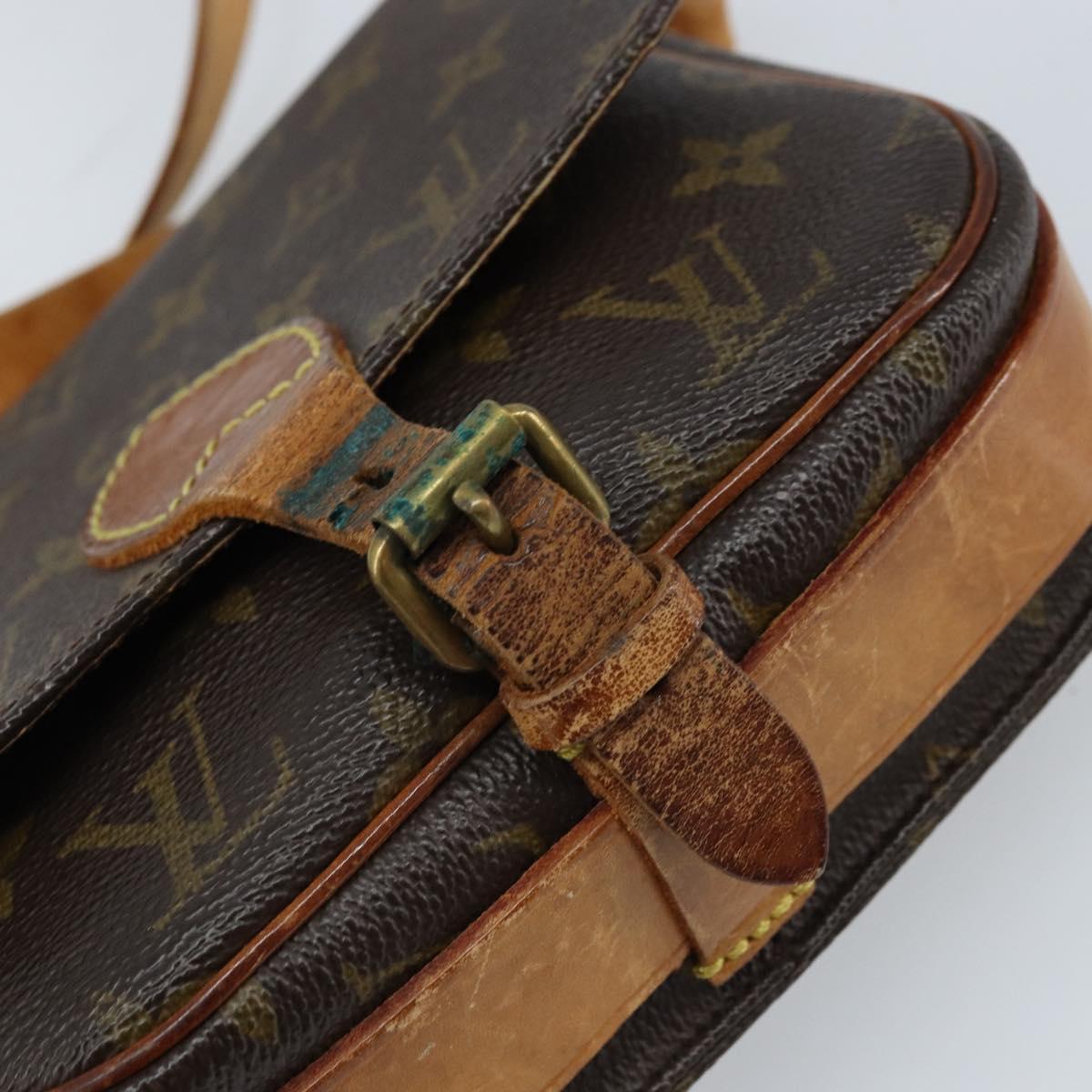 LOUIS VUITTON Monogram Cartouchiere PM Shoulder Bag M51254 LV Auth 172864