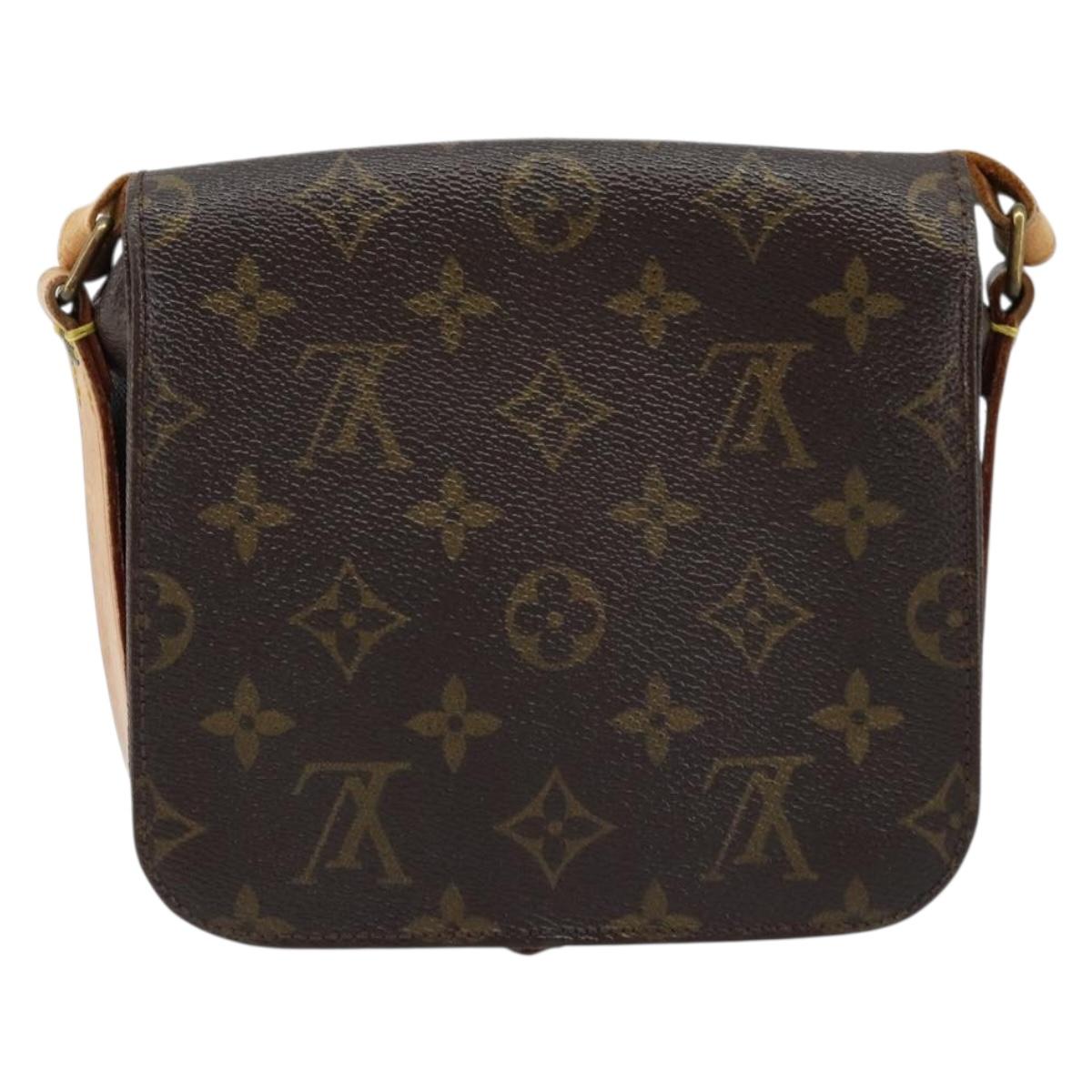 LOUIS VUITTON Monogram Cartouchiere PM Shoulder Bag M51254 LV Auth 172864