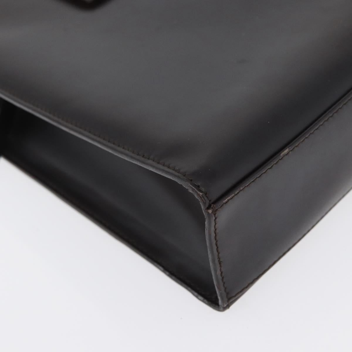 GUCCI Shoulder Bag Patent leather Brown 002 1007 Auth 172868