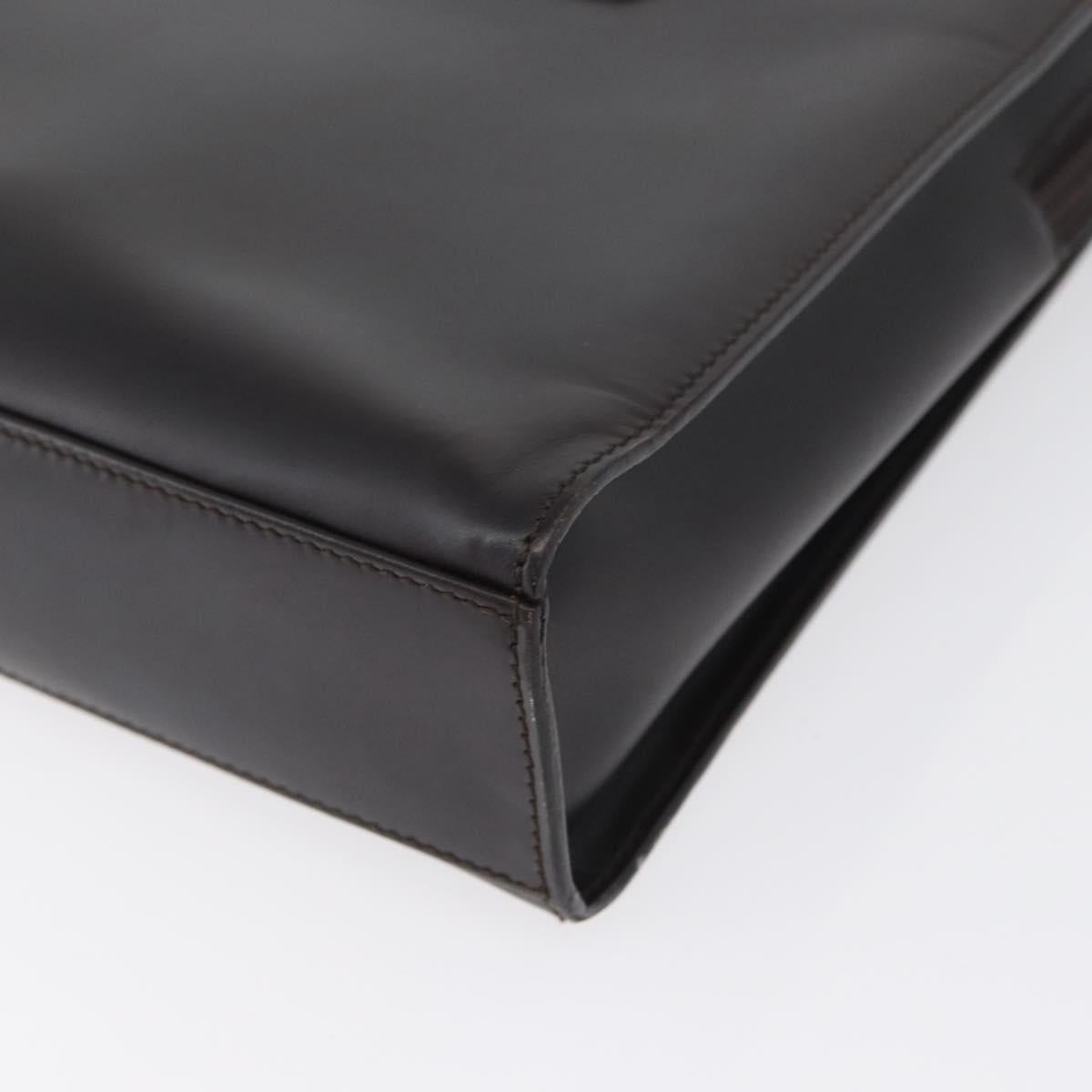 GUCCI Shoulder Bag Patent leather Brown 002 1007 Auth 172868