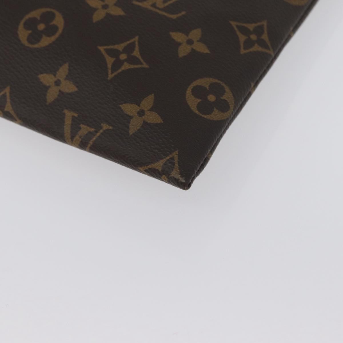 LOUIS VUITTON Monogram Pochette Apollo Clutch Bag Blue M63048 LV Auth 172871