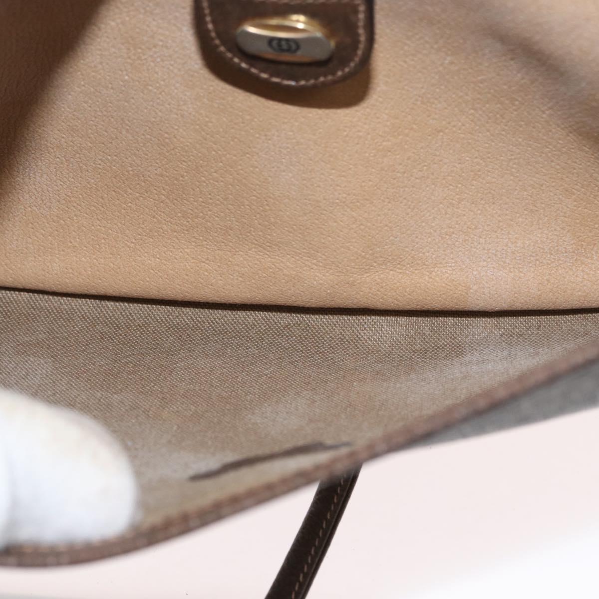 GUCCI GG Supreme Web Sherry Line Shoulder Bag PVC Beige 904 02 026 Auth 172873