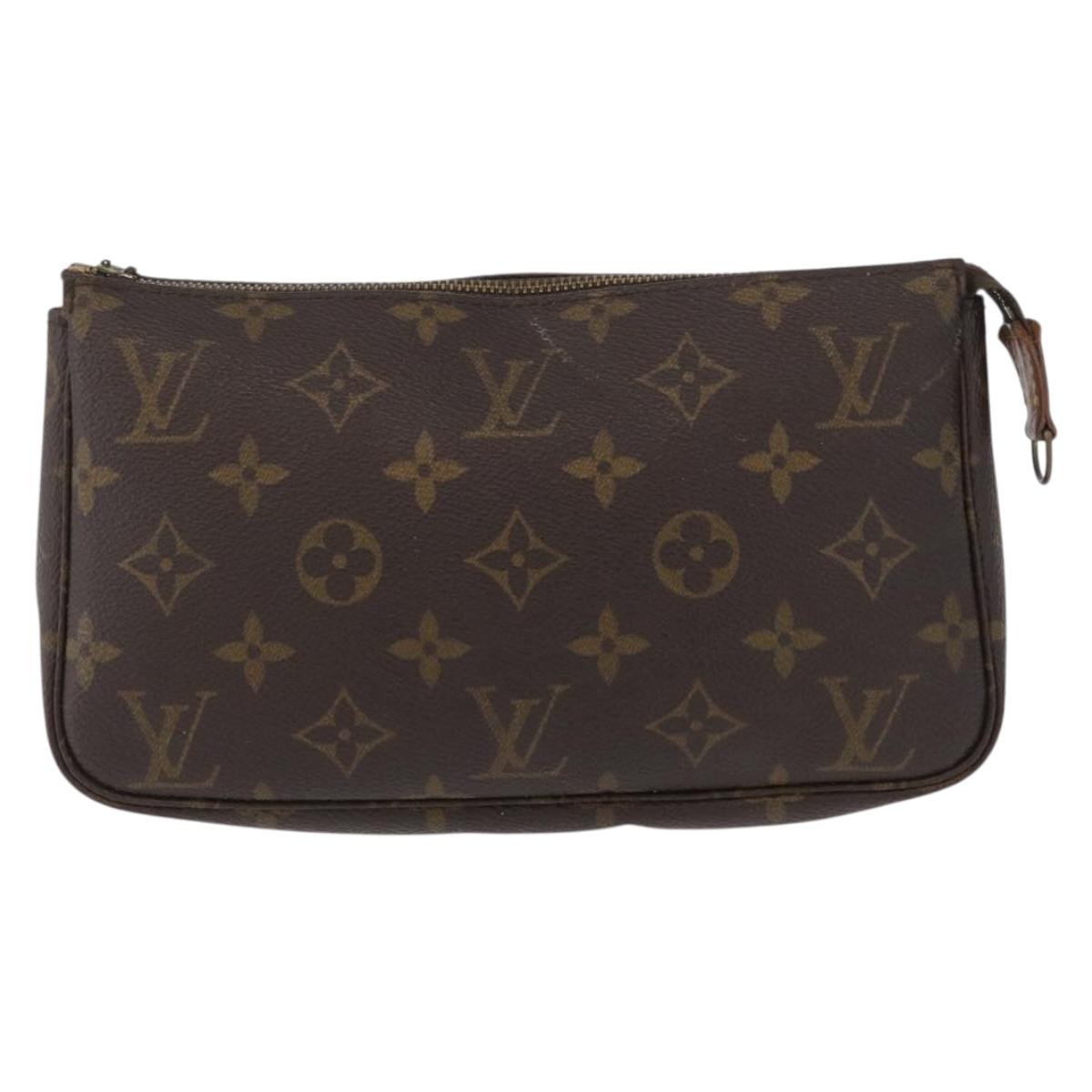 LOUIS VUITTON Monogram Pochette Accessoires Pouch M51980 LV Auth 172877