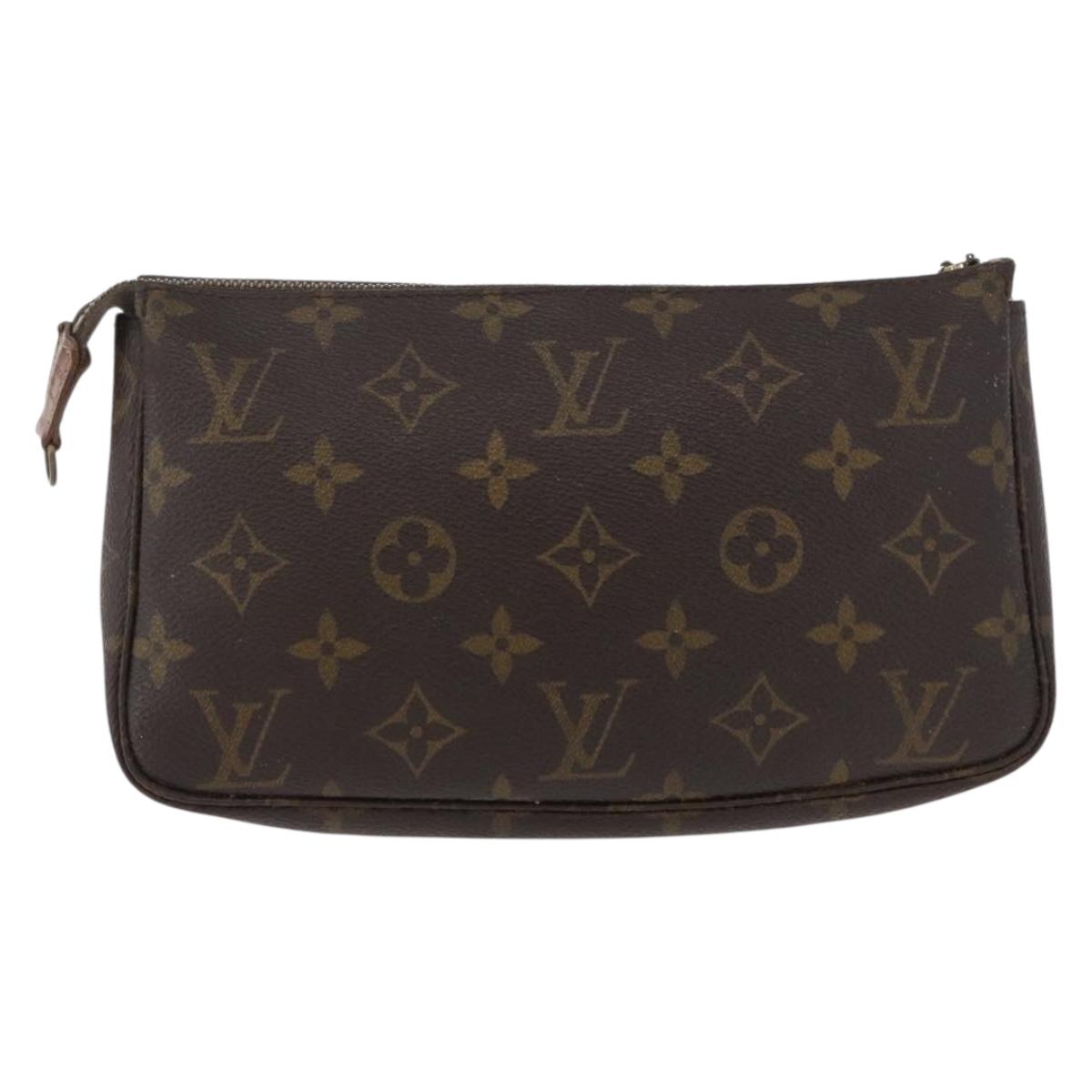 LOUIS VUITTON Monogram Pochette Accessoires Pouch M51980 LV Auth 172877