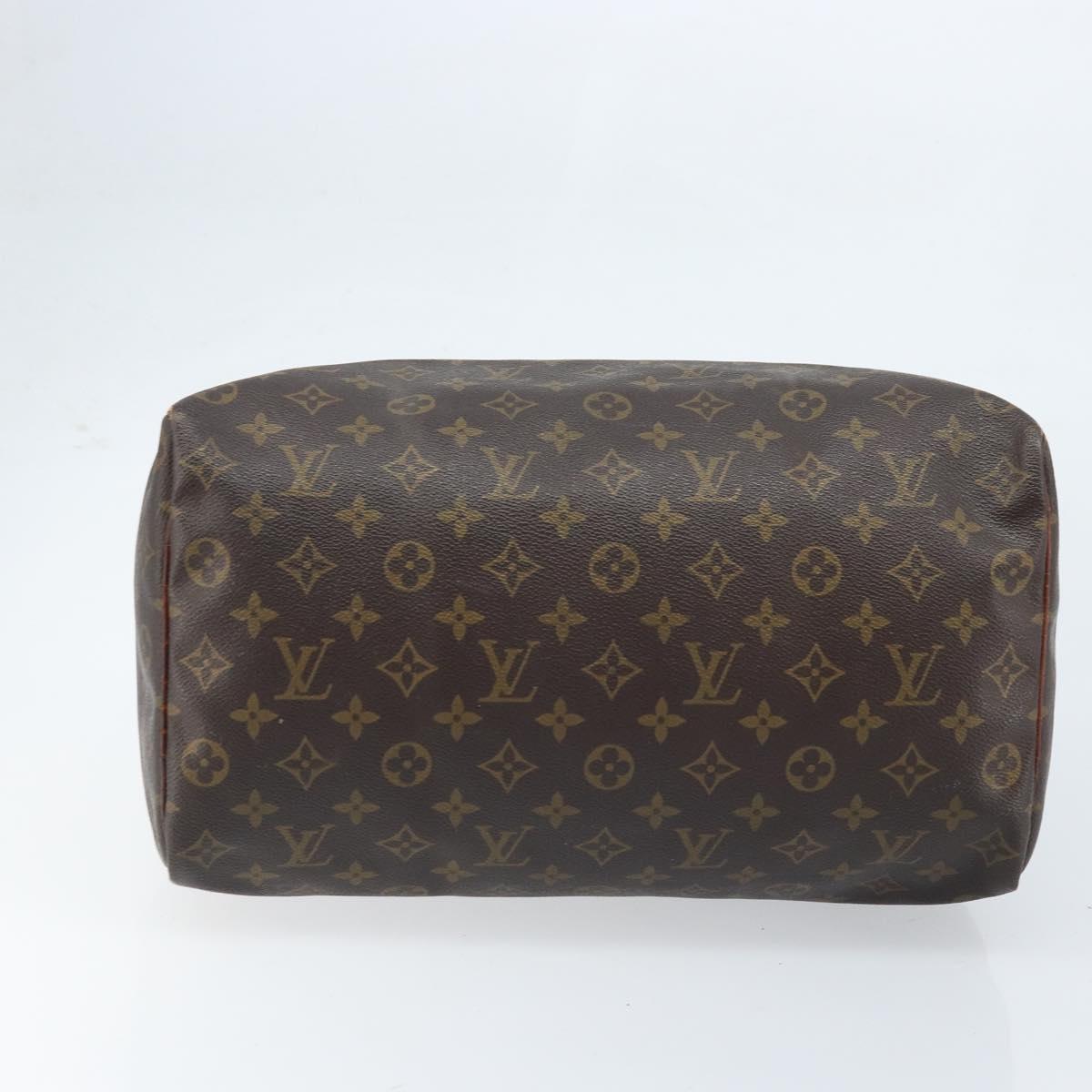 LOUIS VUITTON Monogram Speedy 35 Hand Bag M41524 LV Auth 172886