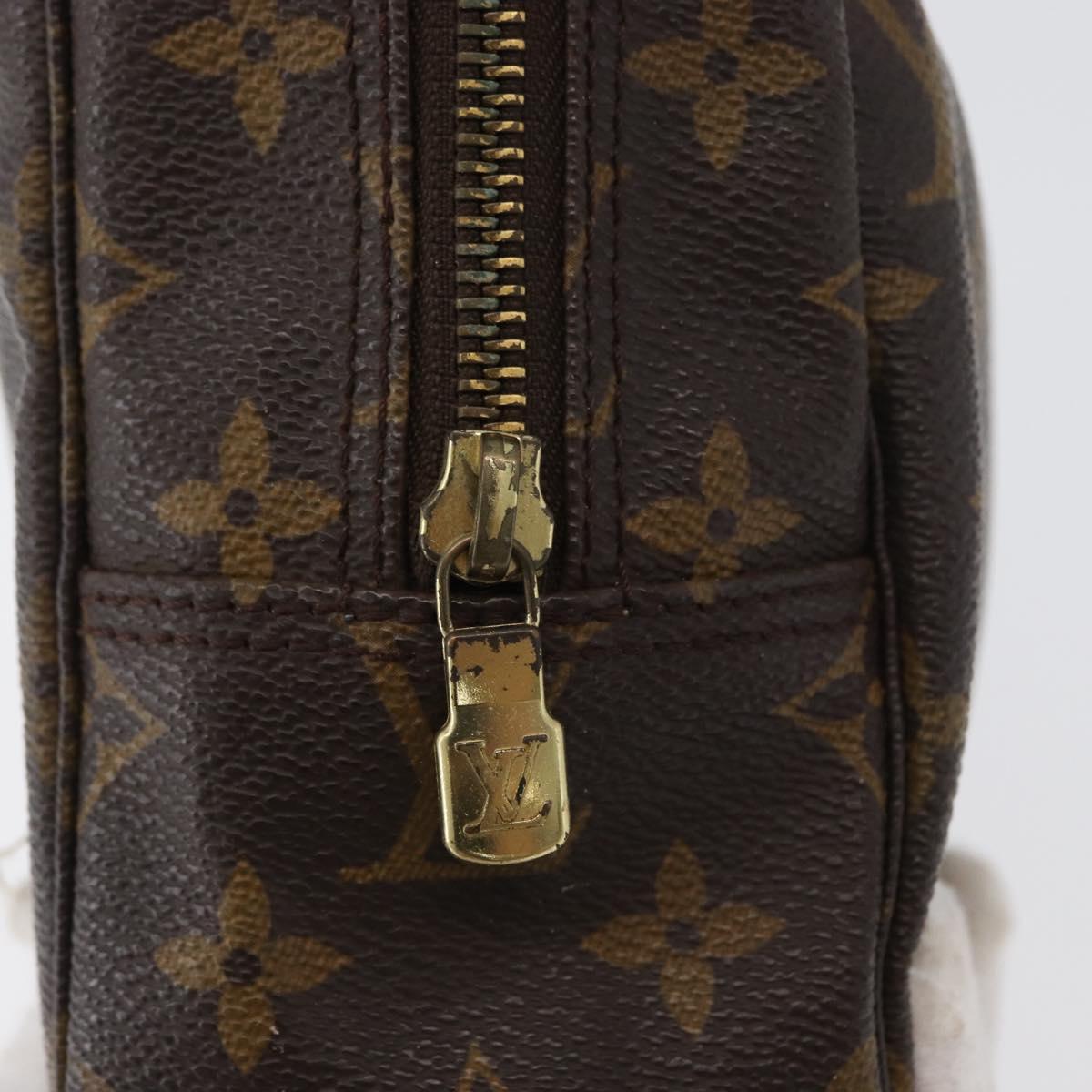 LOUIS VUITTON Monogram Trousse Toilette 28 Clutch Bag M47522 LV Auth 172887