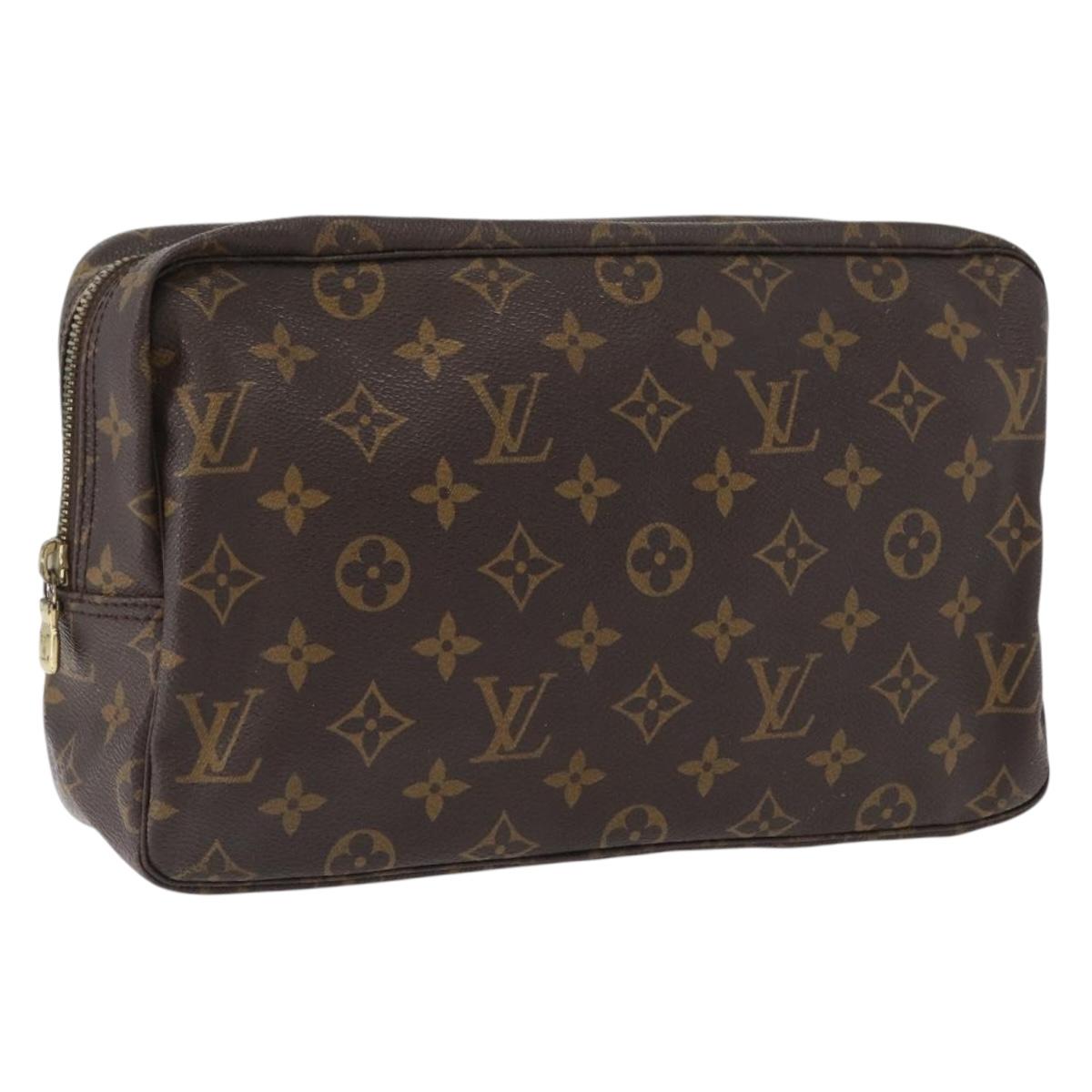 LOUIS VUITTON Monogram Trousse Toilette 28 Clutch Bag M47522 LV Auth 172887