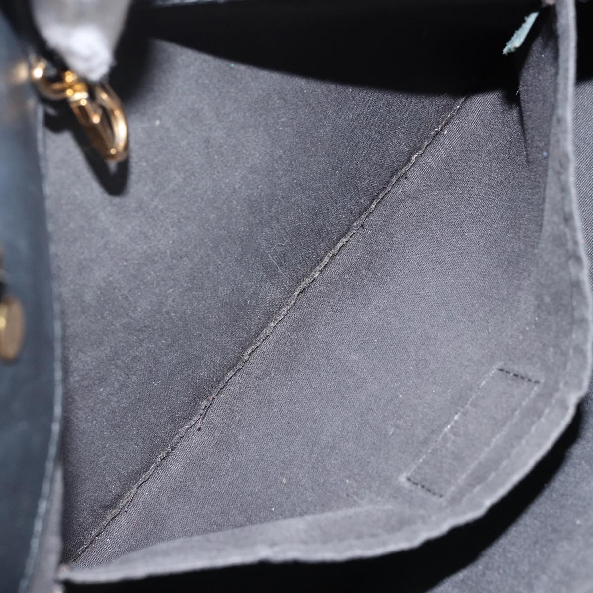 LOUIS VUITTON Monogram Vernis Montaigne MM Hand Bag Noir M50168 LV Auth 172893