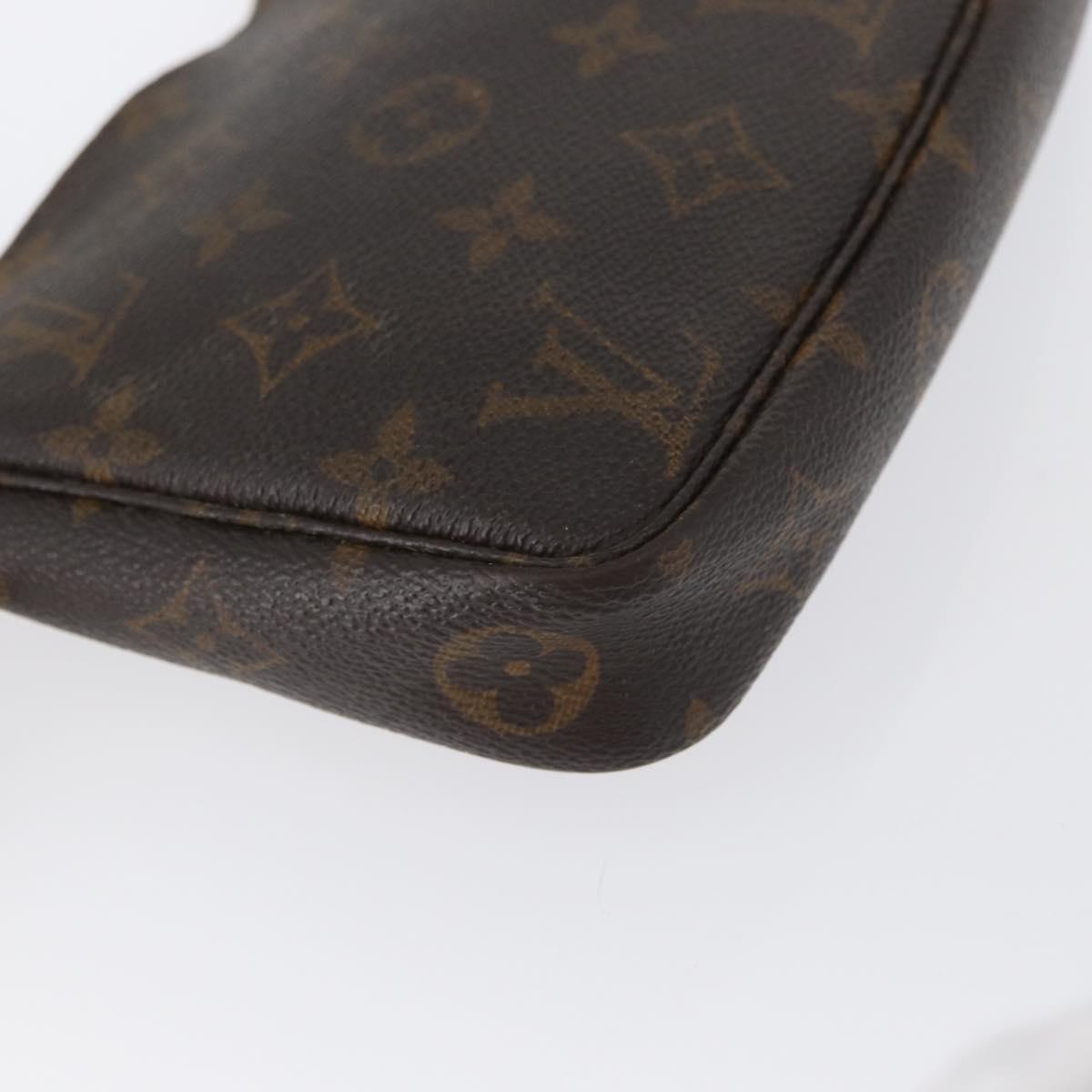 LOUIS VUITTON Monogram Pochette Accessoires Pouch M51980 LV Auth 172928