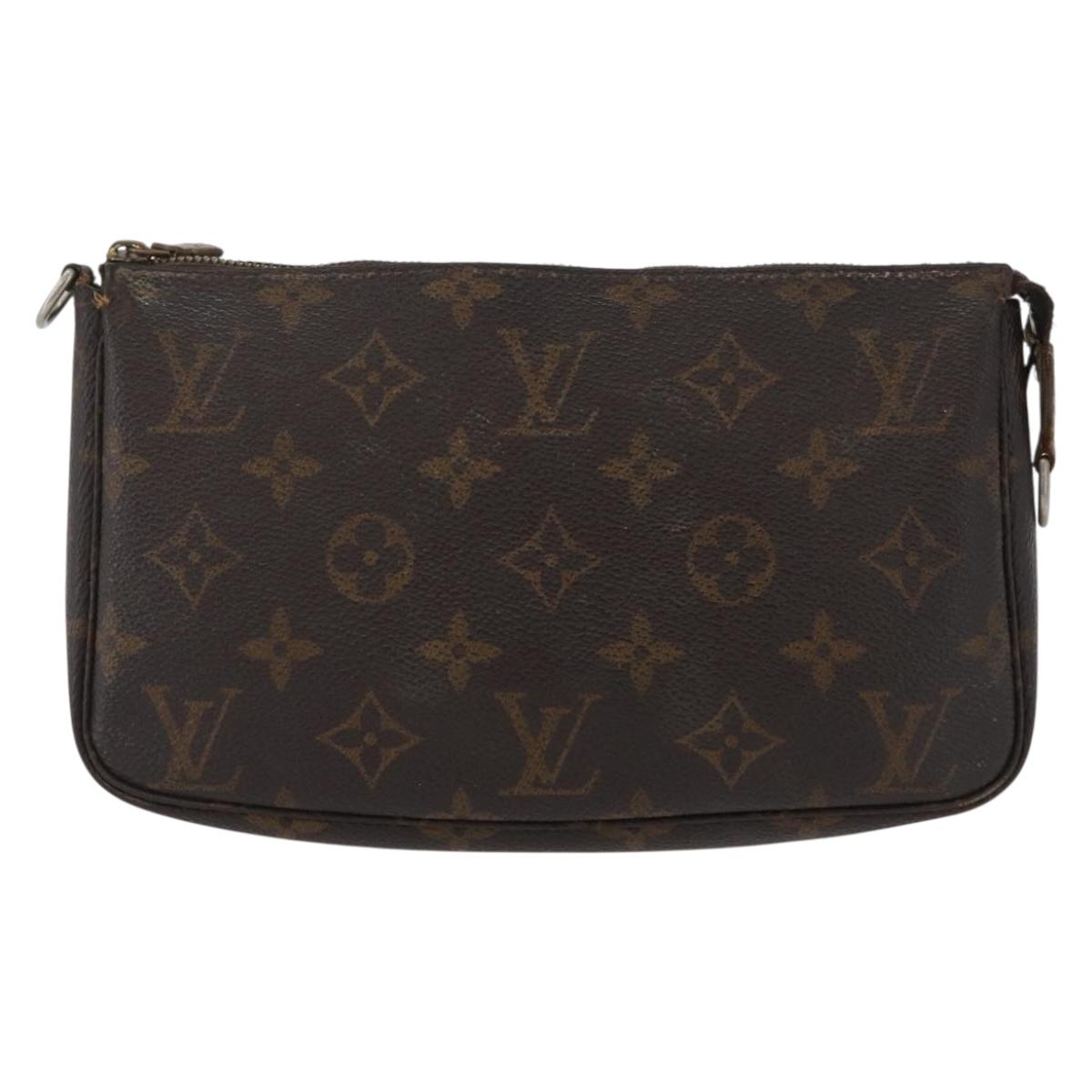 LOUIS VUITTON Monogram Pochette Accessoires Pouch M51980 LV Auth 172928