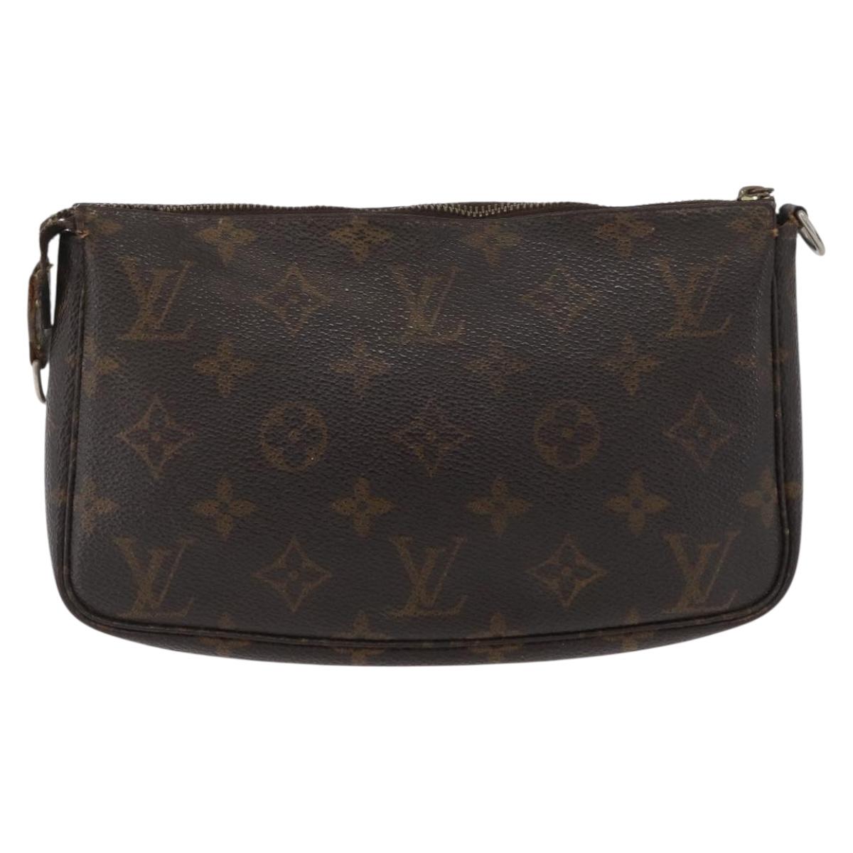LOUIS VUITTON Monogram Pochette Accessoires Pouch M51980 LV Auth 172928