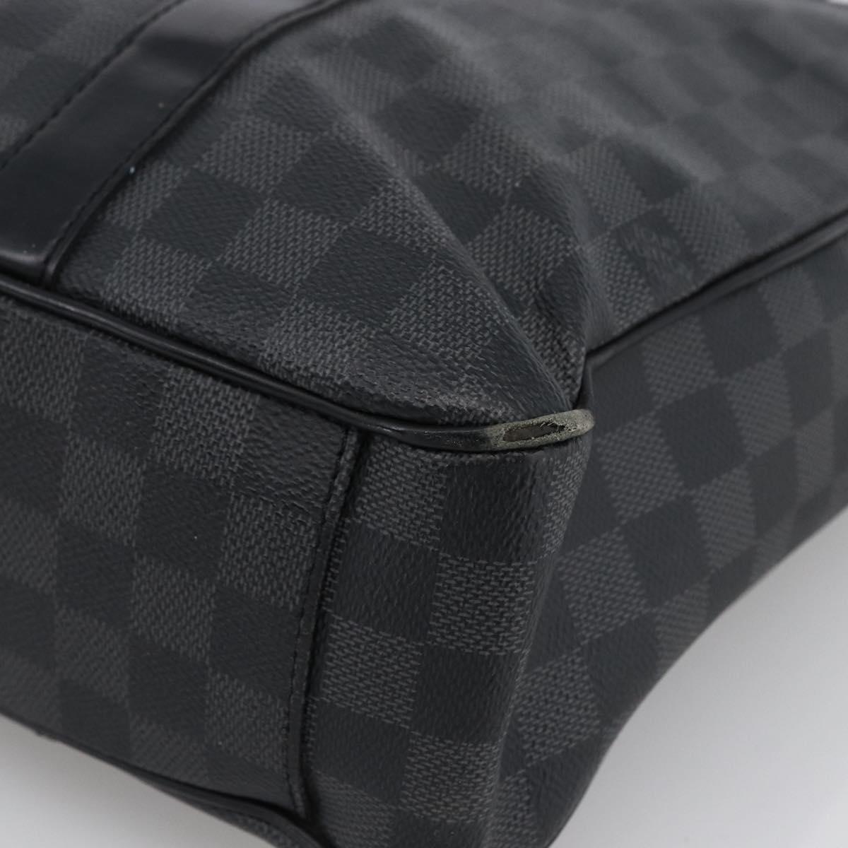 LOUIS VUITTON Damier Graphite Tadao Shoulder Bag 2way N51192 LV Auth 172971