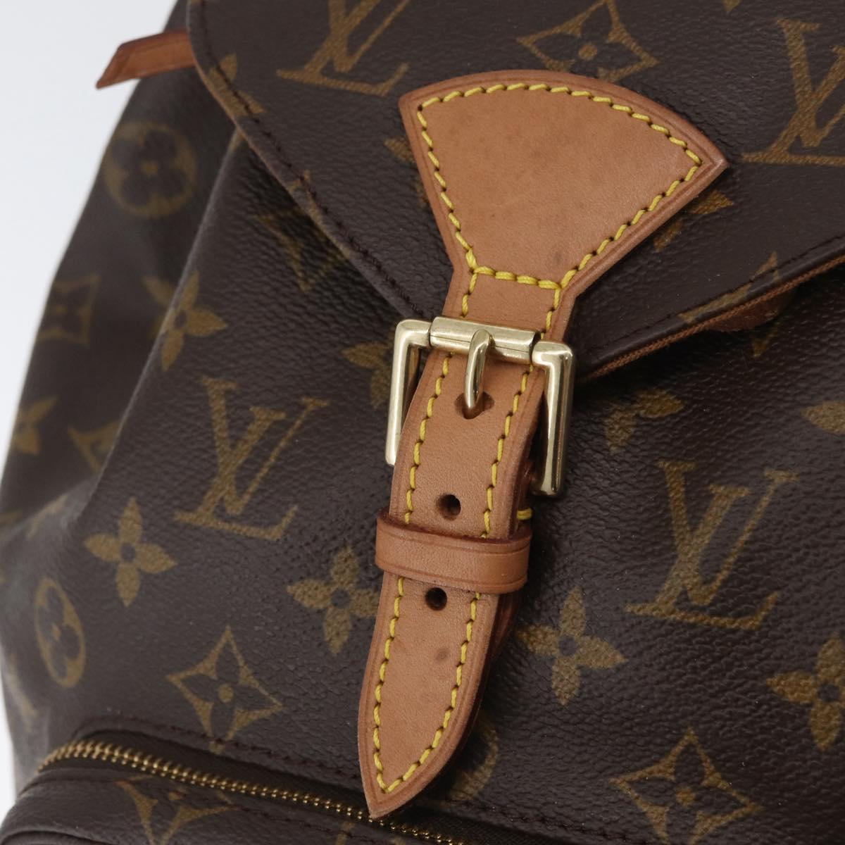 LOUIS VUITTON Monogram Montsouris MM Backpack M51136 LV Auth 172978