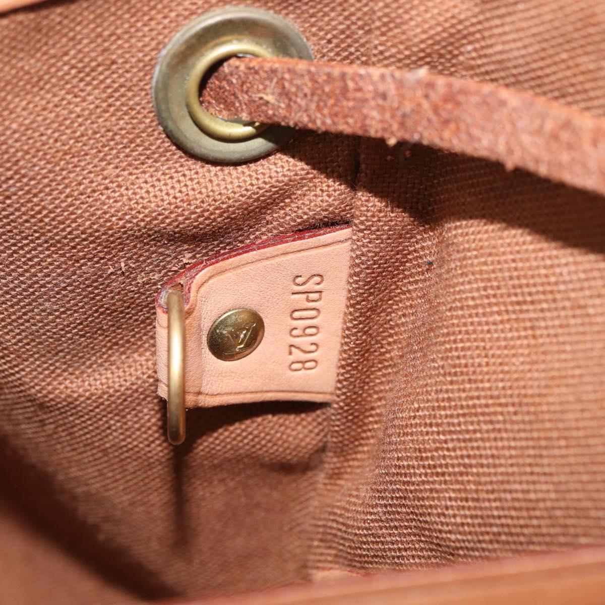LOUIS VUITTON Monogram Montsouris MM Backpack M51136 LV Auth 172978