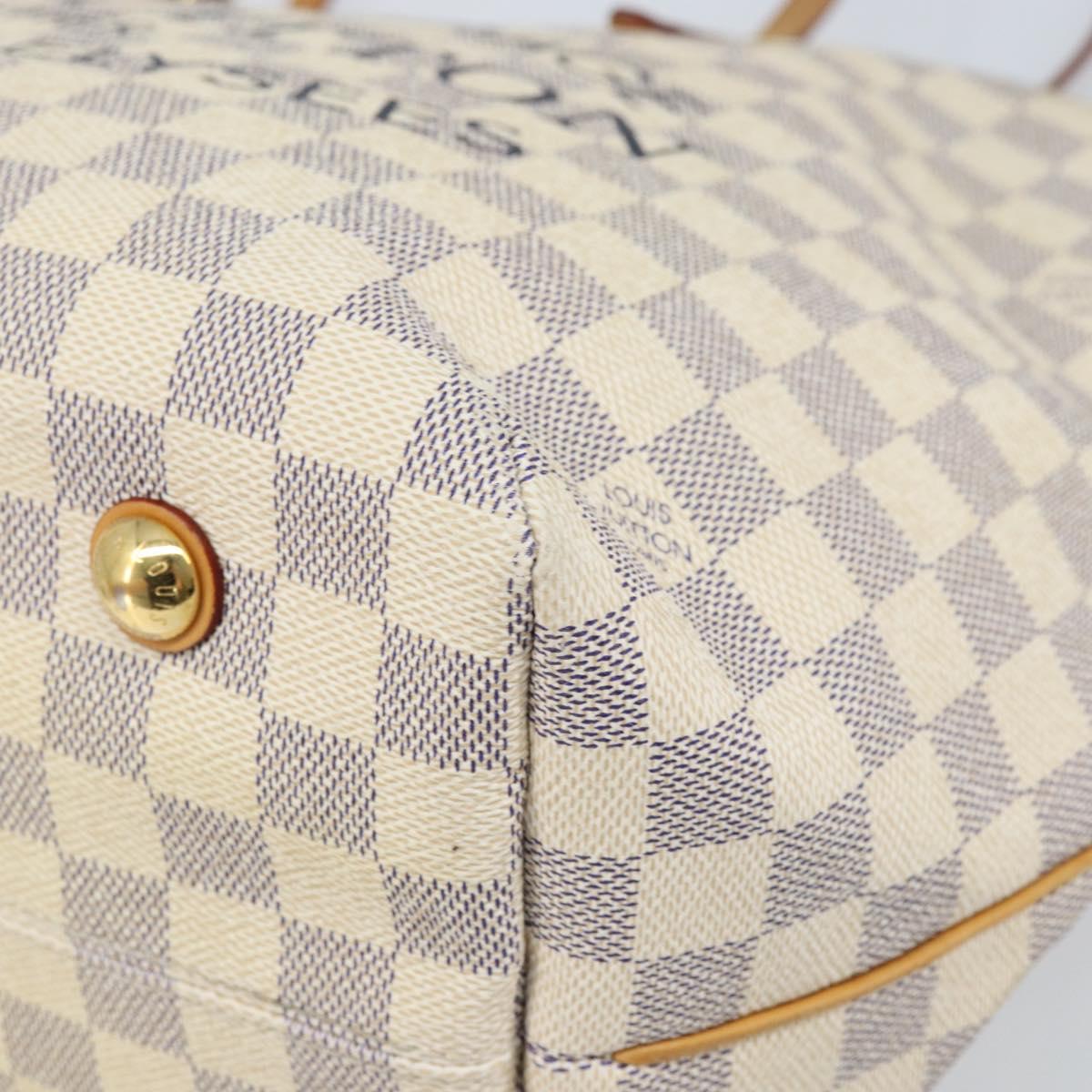 LOUIS VUITTON Damier Azur Cabas MM Shoulder Bag N41375 LV Auth 172990