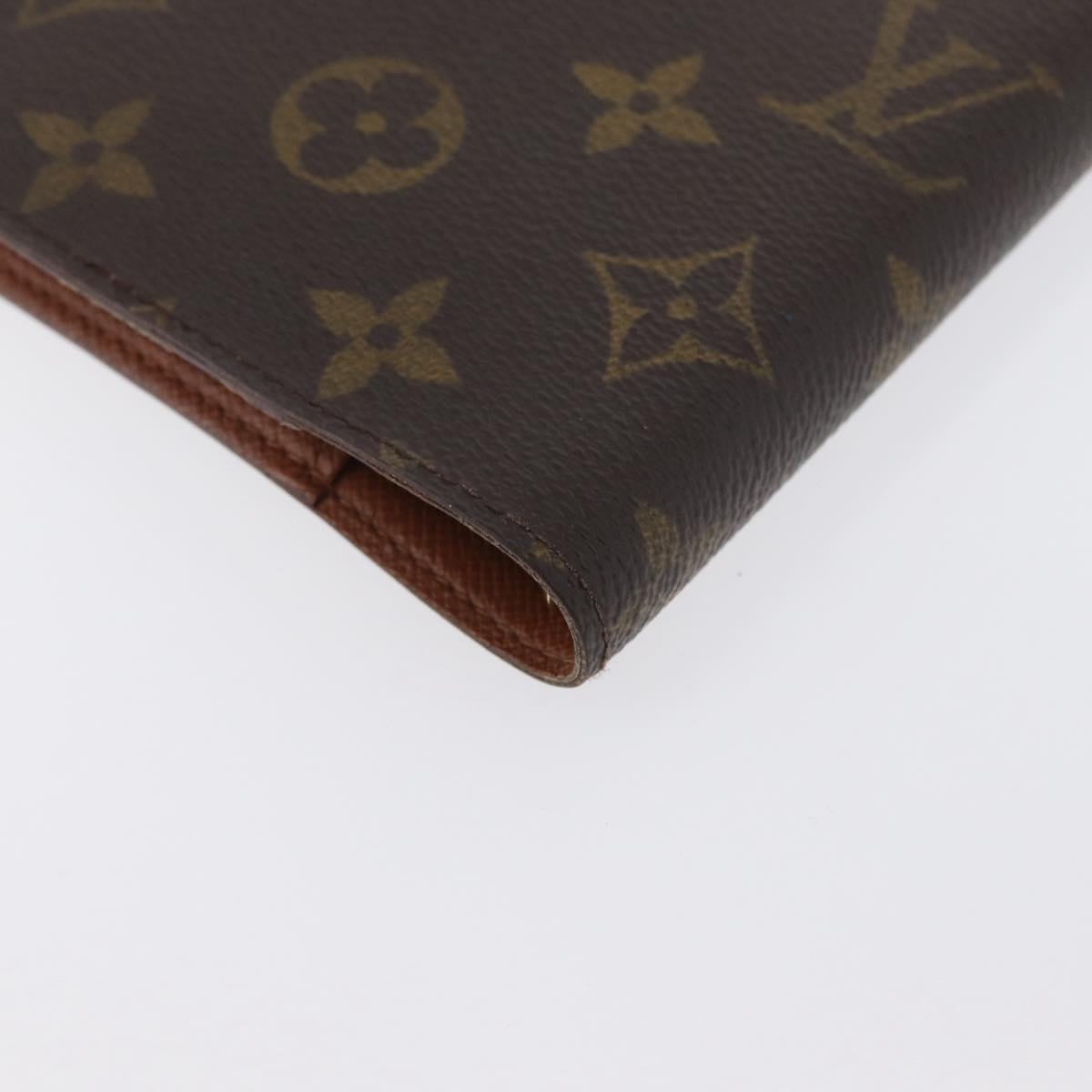 LOUIS VUITTON Monogram Agenda PM Day Planner Cover R20005 LV Auth 173009
