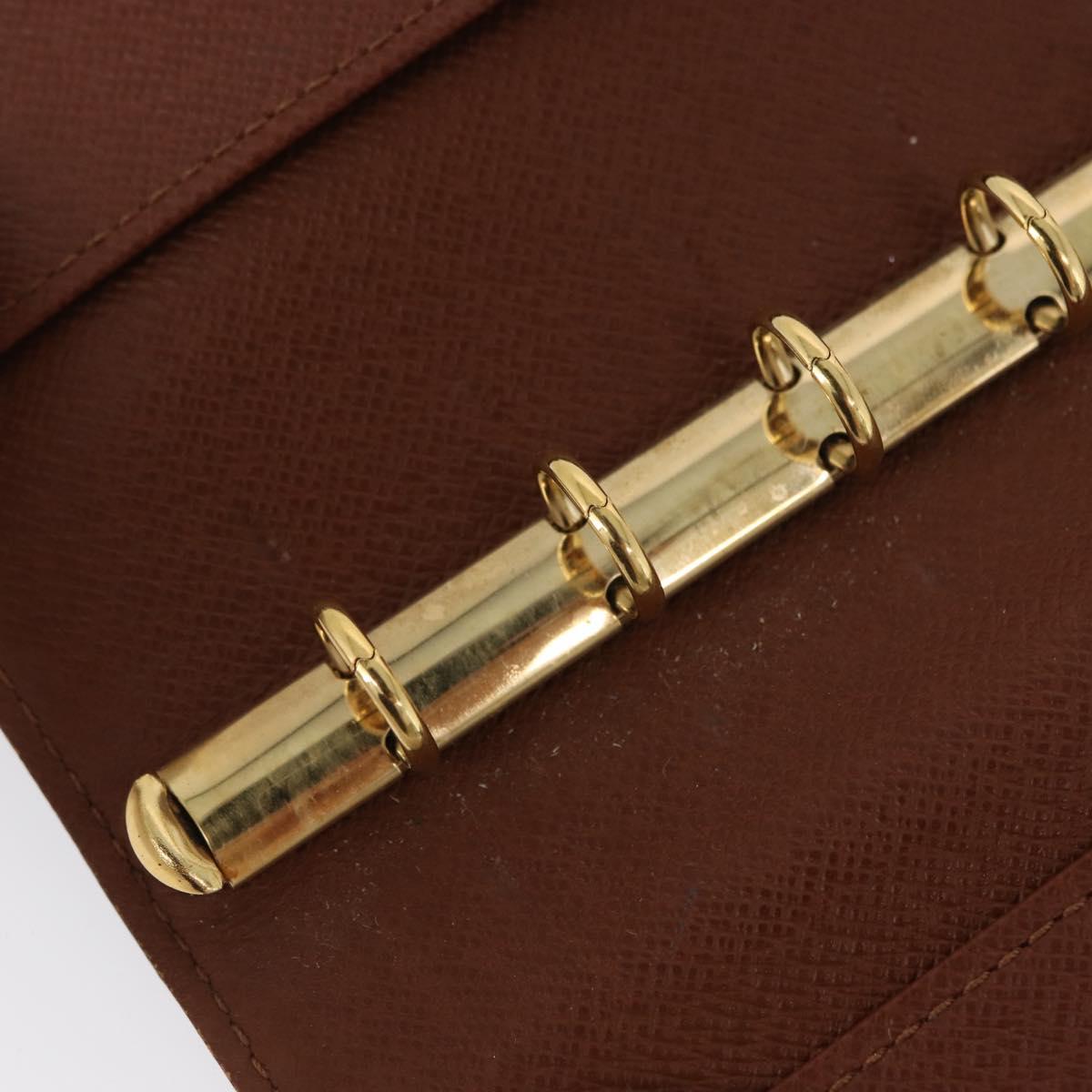 LOUIS VUITTON Monogram Agenda PM Day Planner Cover R20005 LV Auth 173010