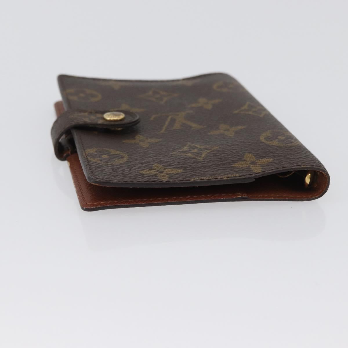 LOUIS VUITTON Monogram Agenda PM Day Planner Cover R20005 LV Auth 173010