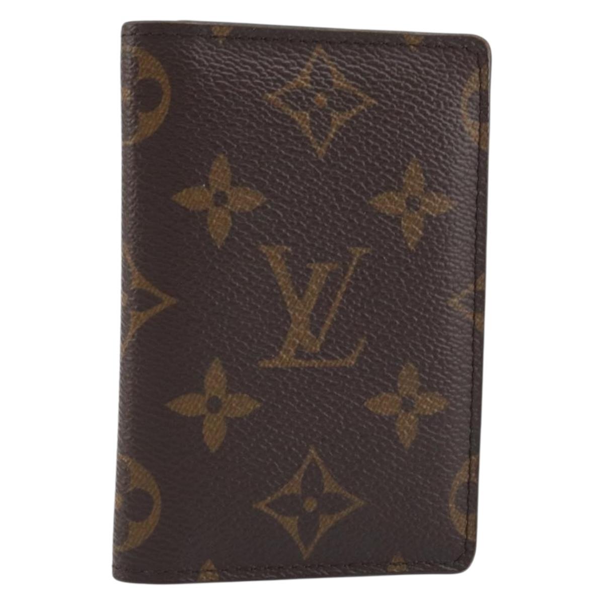 LOUIS VUITTON Monogram Organizer De Poch Card Case M60502 LV Auth 173014SAM