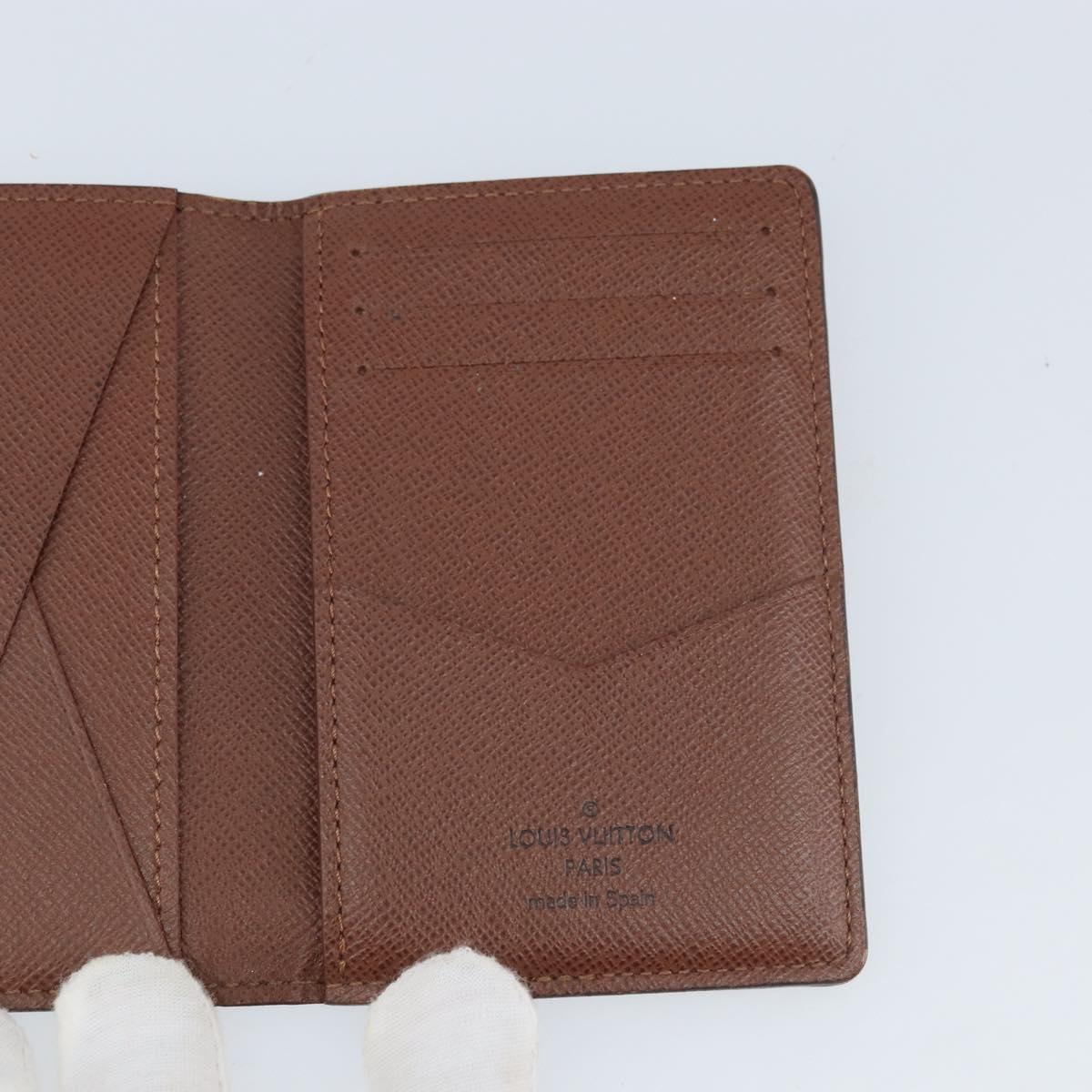 LOUIS VUITTON Monogram Organizer De Poch Card Case M60502 LV Auth 173014SAM