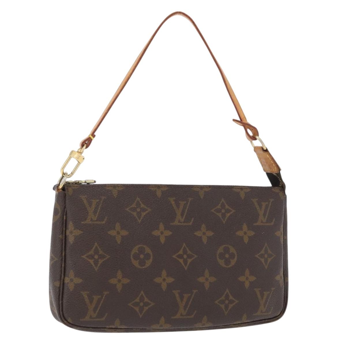 LOUIS VUITTON Monogram Pochette Accessoires Pouch M51980 LV Auth 173026A