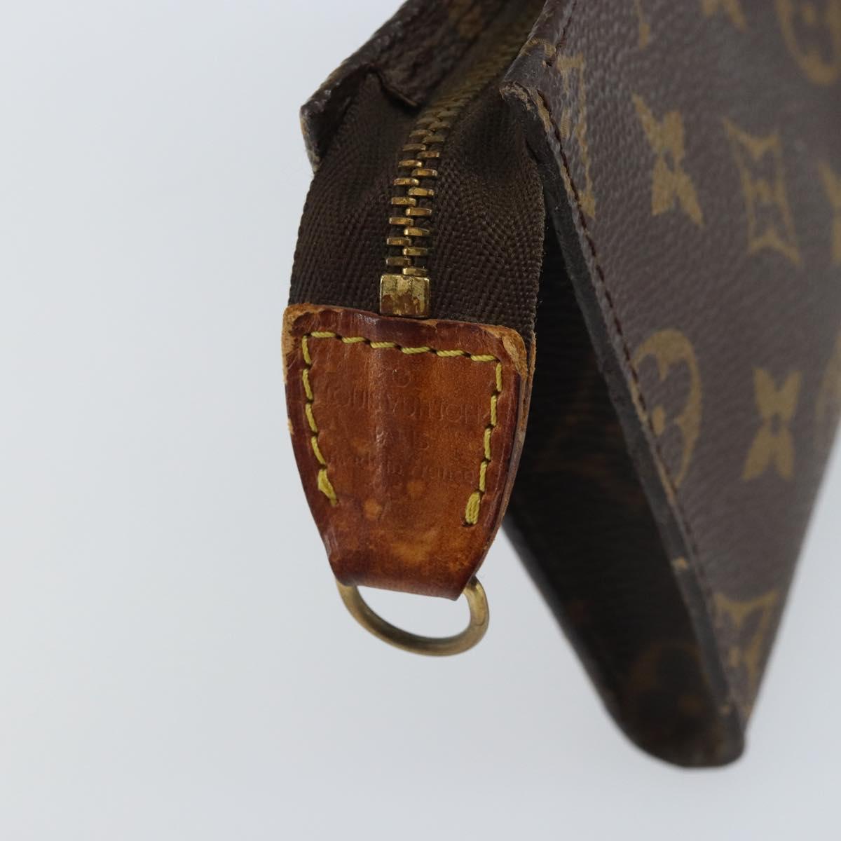 LOUIS VUITTON Monogram Bucket PM Accessory Pouch LV Auth 173037