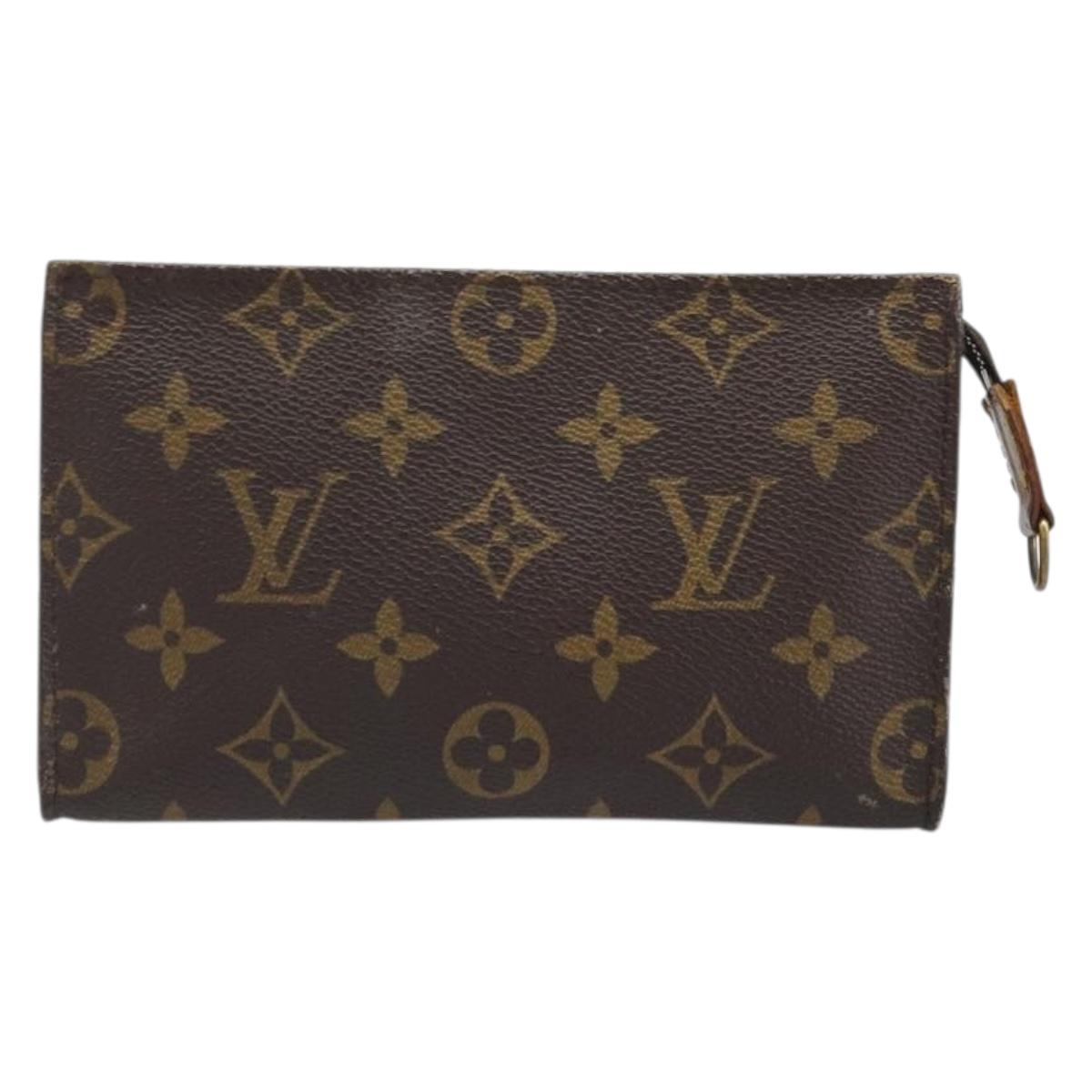 LOUIS VUITTON Monogram Bucket PM Accessory Pouch LV Auth 173037