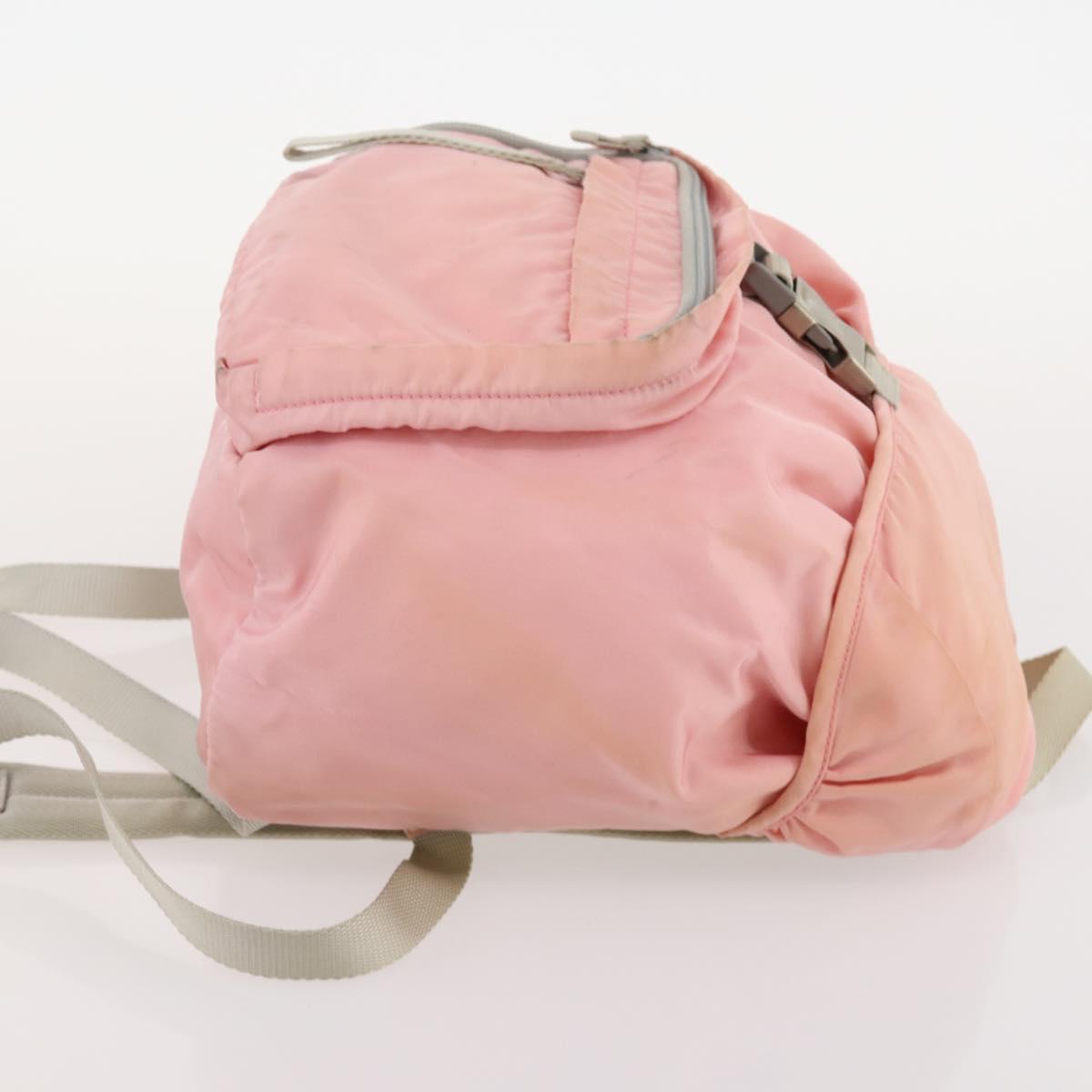 PRADA Shoulder Bag Nylon 3 Set Black Pink Auth 173043
