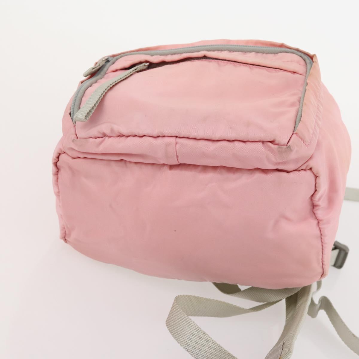 PRADA Shoulder Bag Nylon 3 Set Black Pink Auth 173043