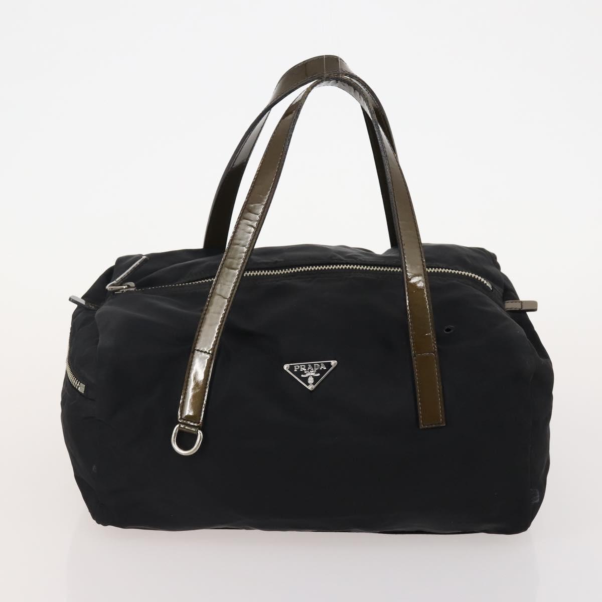 PRADA Shoulder Bag Nylon 3 Set Black Pink Auth 173043