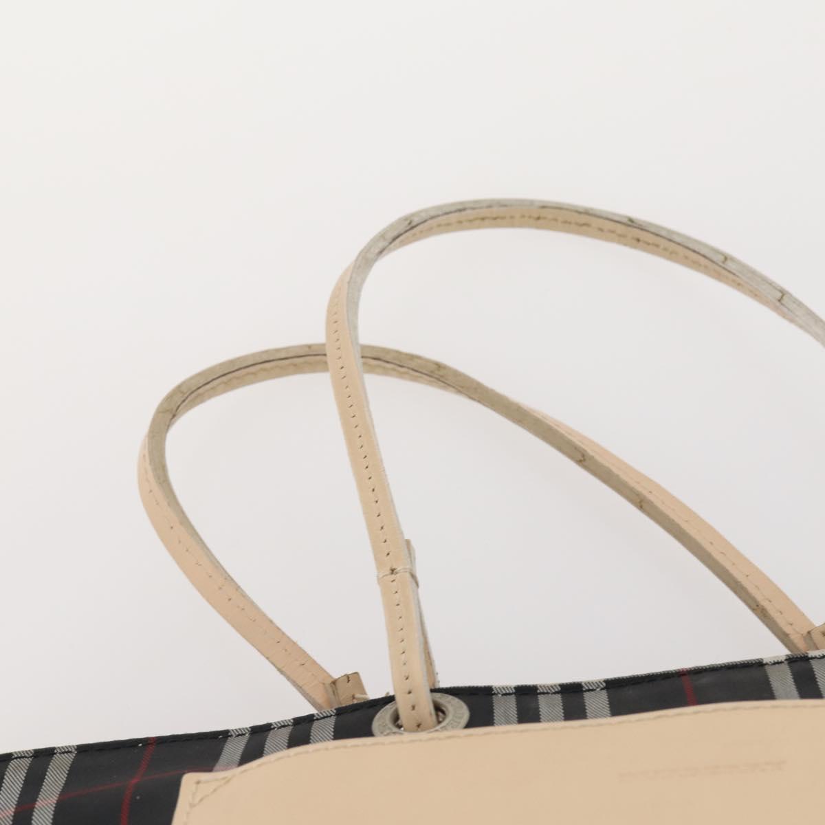 CHANEL Burberry Bulgari Tote Bag Nylon PVC 3 Set Black Beige pink CC Auth 173047